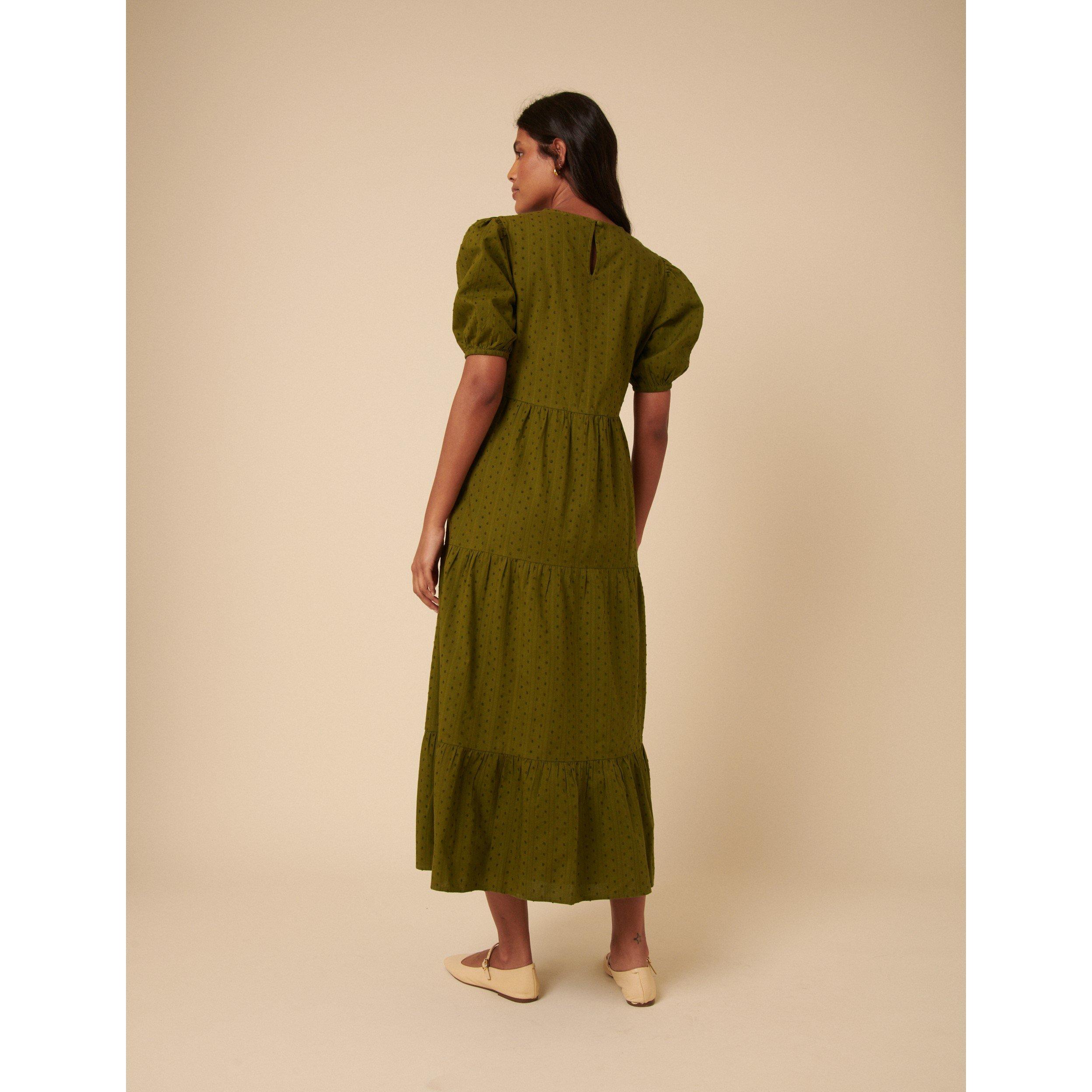 Green - Nobodys Child - Women's Betty A-Line Dress - 5