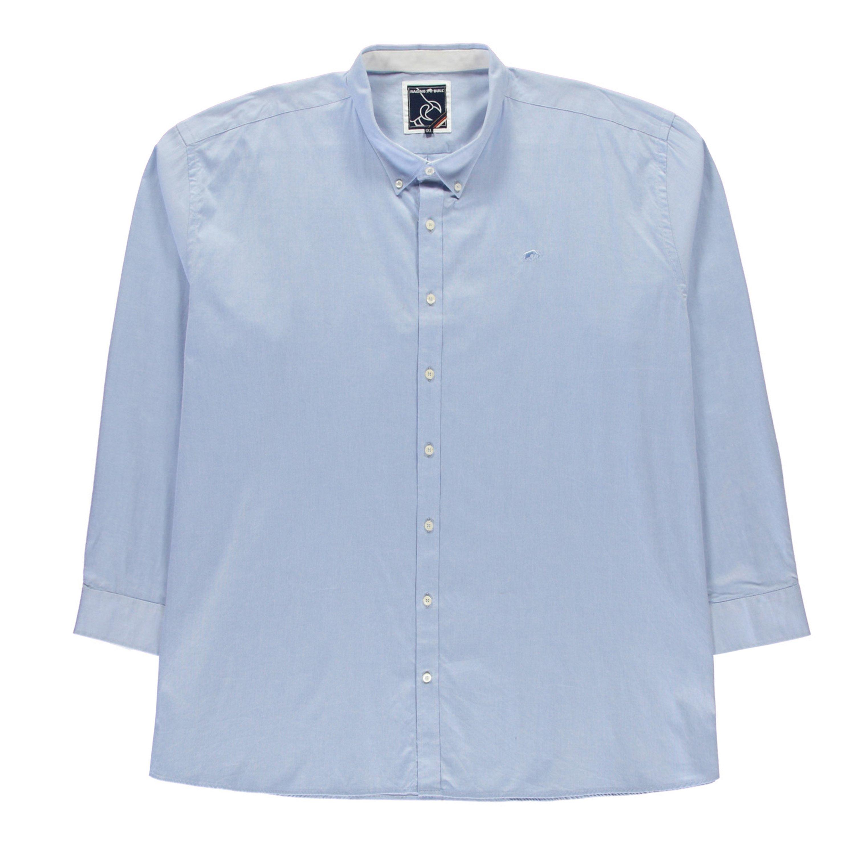 Sky Blue - Raging Bull - Men's Big and Tall Long-Sleeve Oxford Shirt