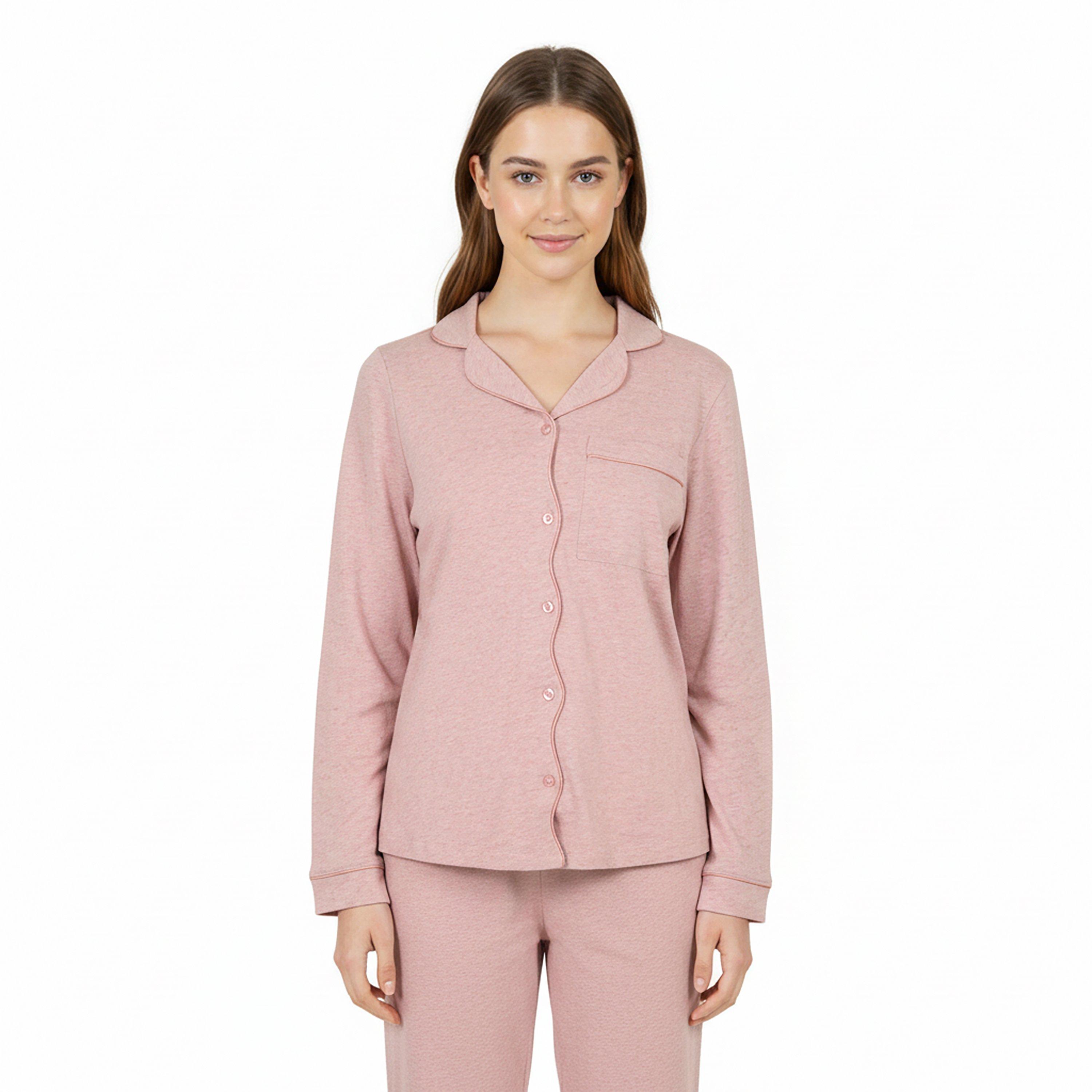 Plain - Chelsea Peers - Women's Cotton Short Sleeve Pyjama Set - 3