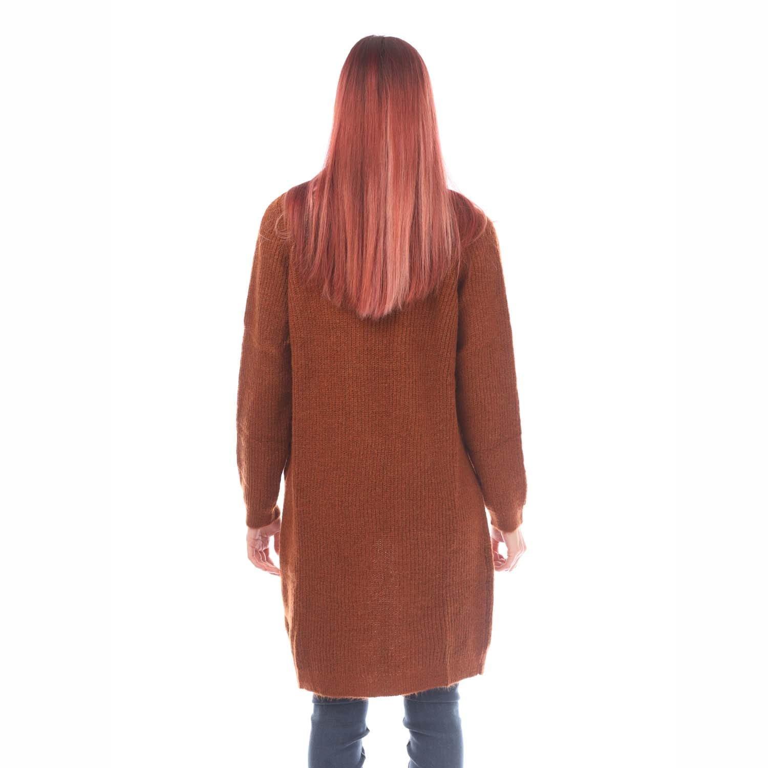 Brown - Only - Jade Open Cardigan - 3