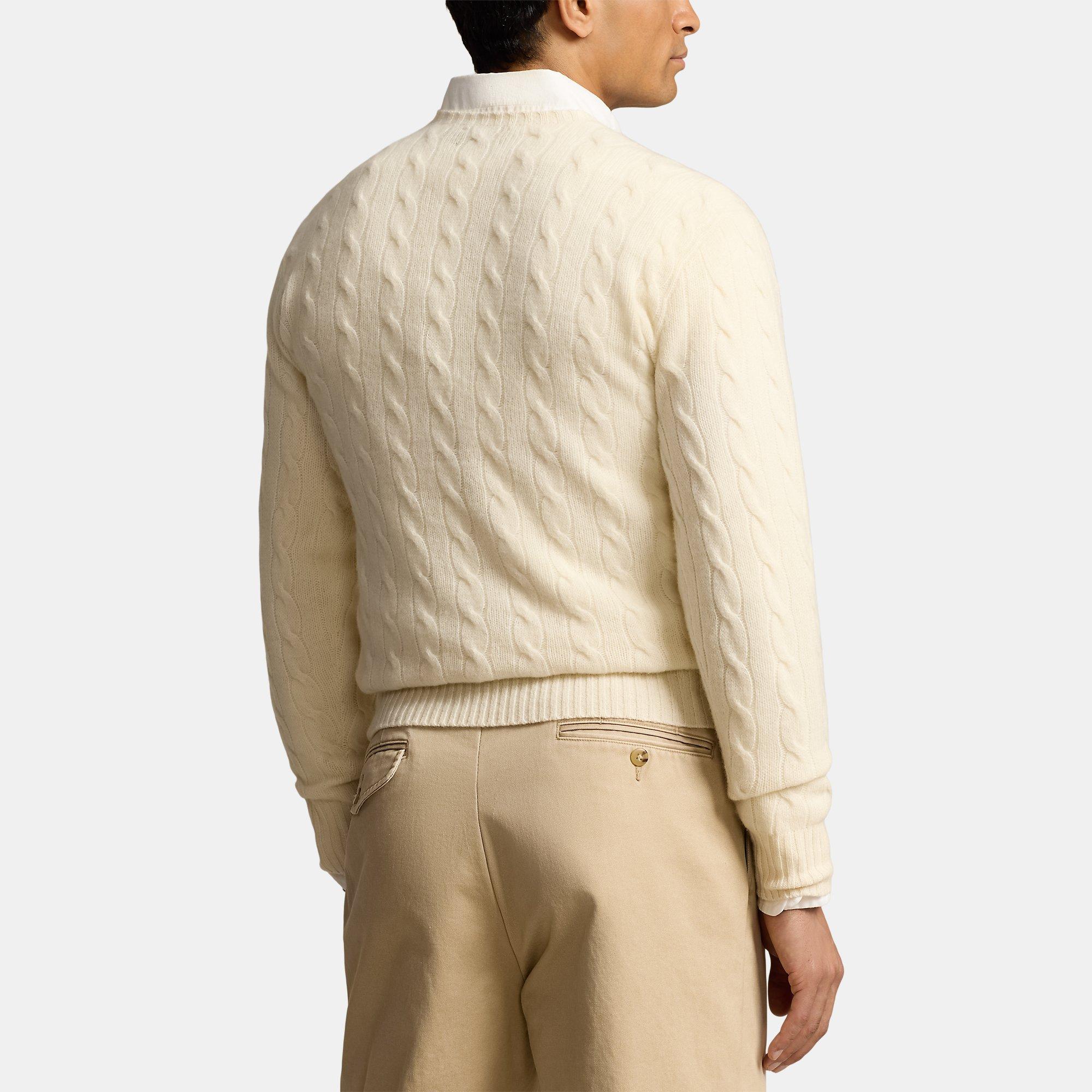 Andover Cream - Polo Ralph Lauren - Cable Cash Jumper - 3