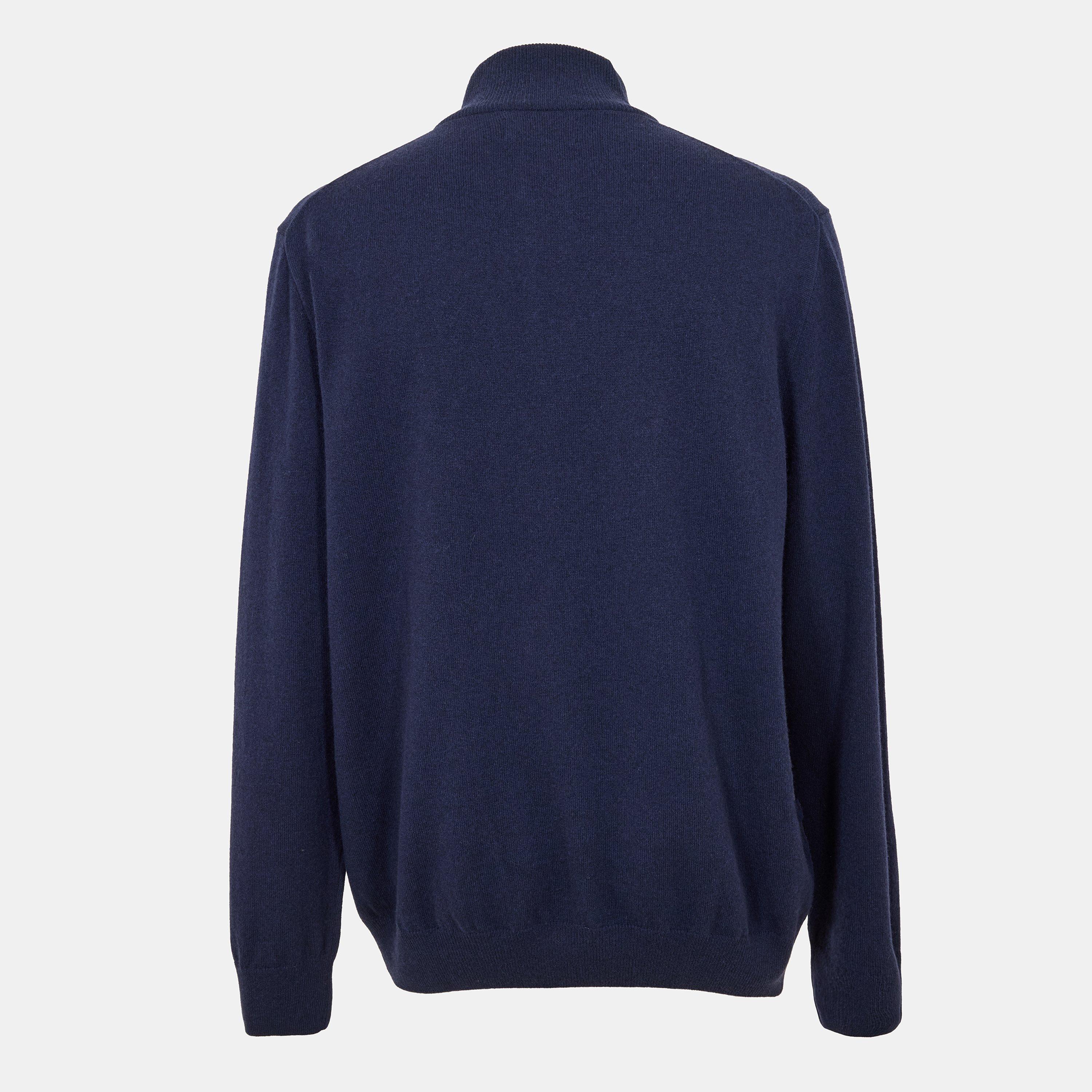 Hunter Navy - Polo Ralph Lauren - Polo Loryelle Quarter Zip Sweater - 2