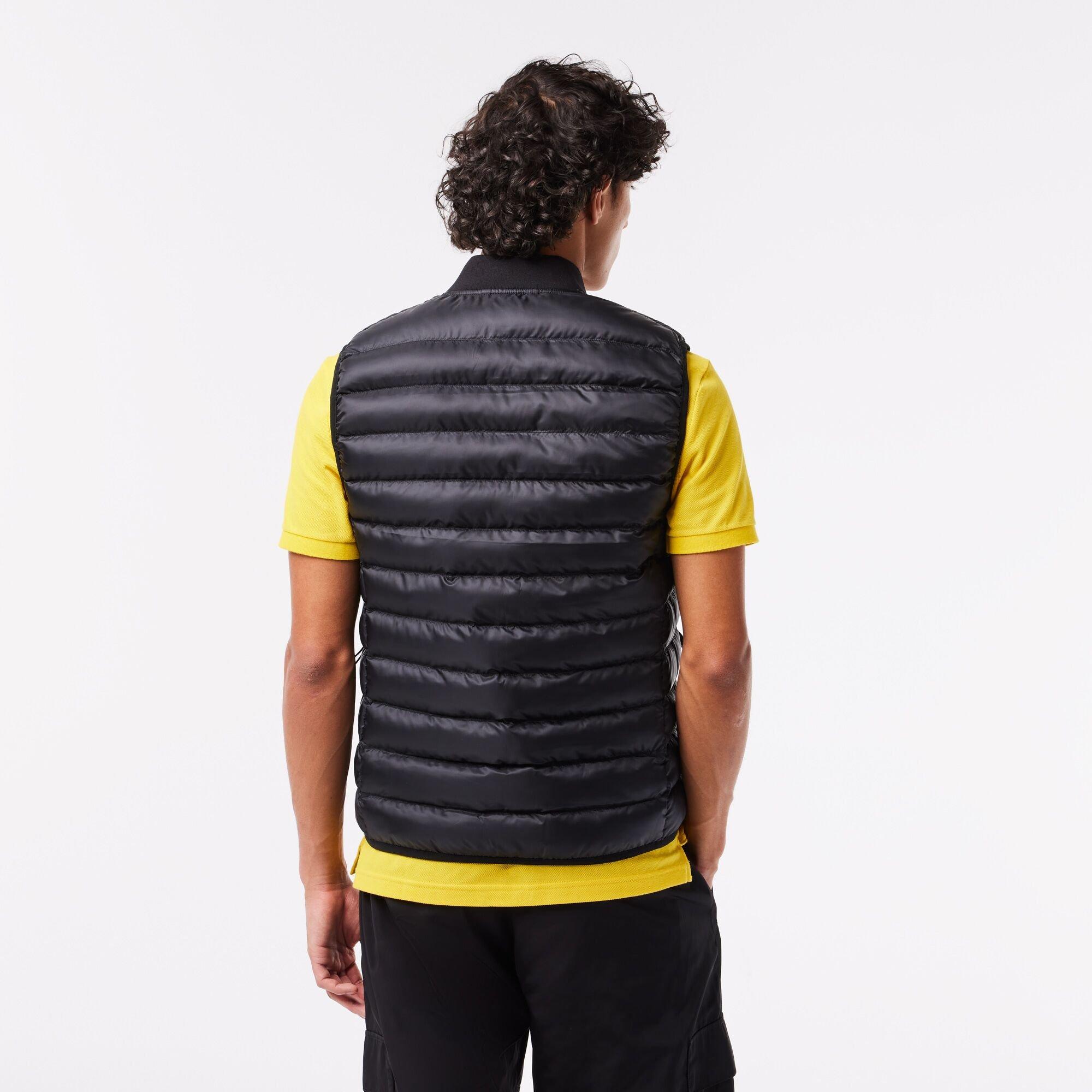 Negro - Lacoste - Men's Quilted Gilet - 4