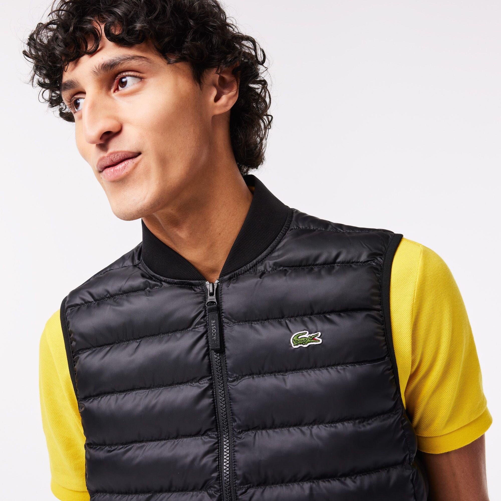 Negro - Lacoste - Men's Quilted Gilet - 5