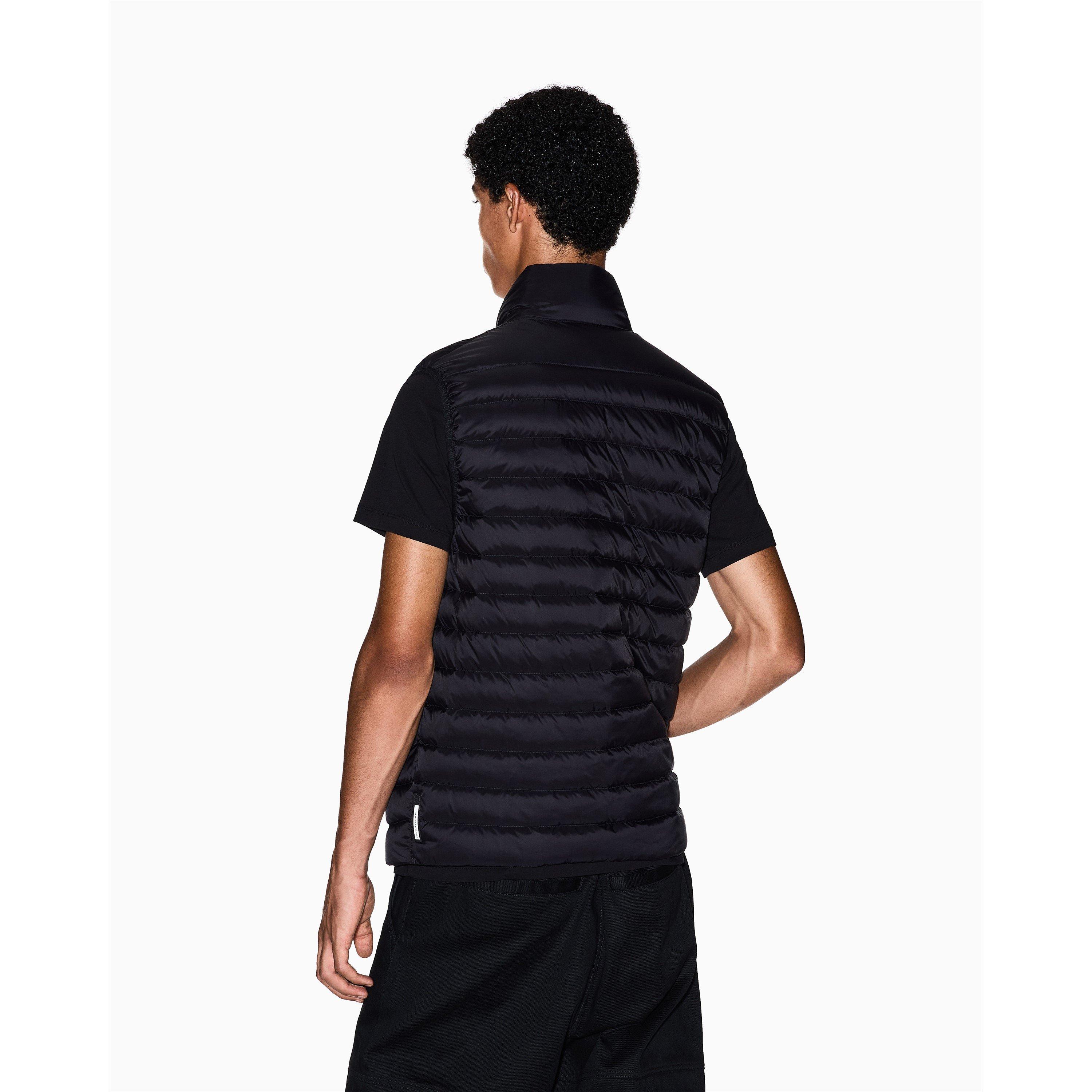 Black UC001 - Schwarz UC001 - Armani Exchange - Men's Down Gilet - 3