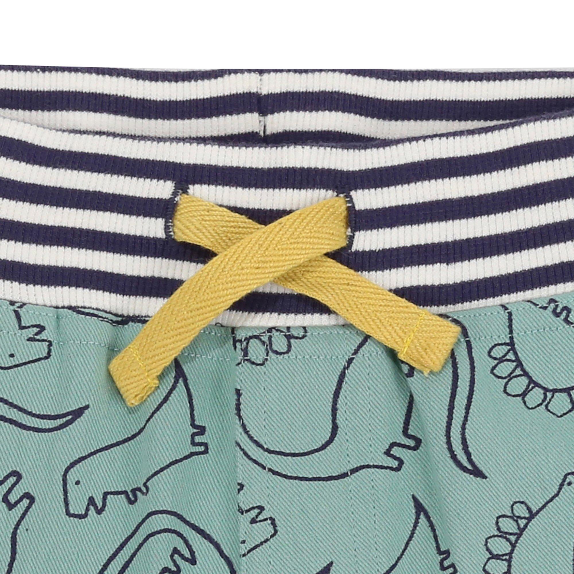 Green - Lilly and Sid - Dino Board Shorts - 3