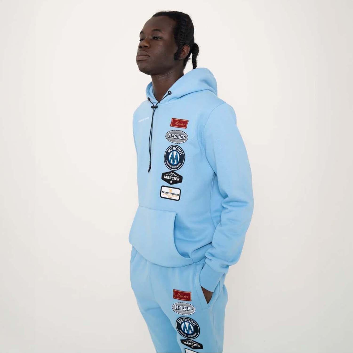 Sky - Mercier - Hybrid Badge Hoodie - 2