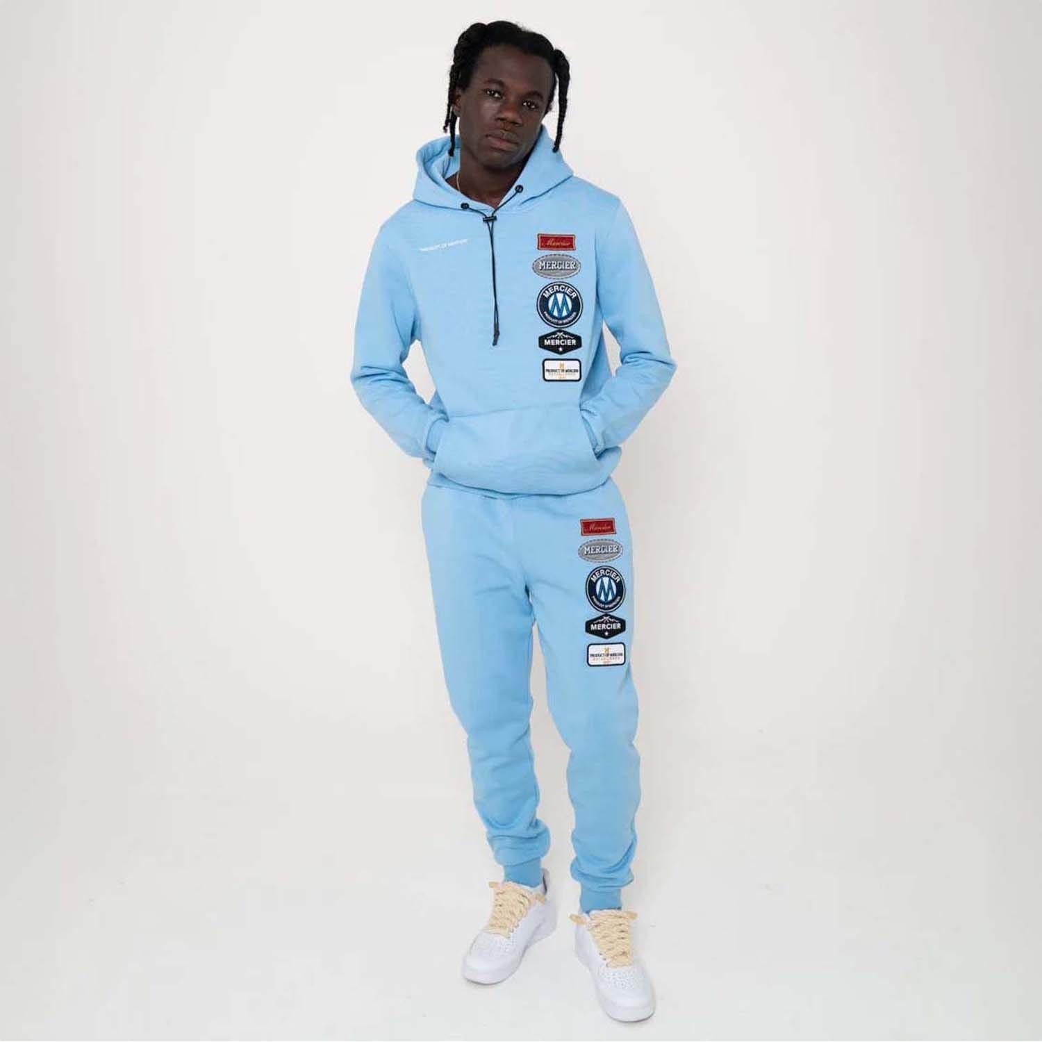 Sky - Mercier - Hybrid Badge Hoodie - 3