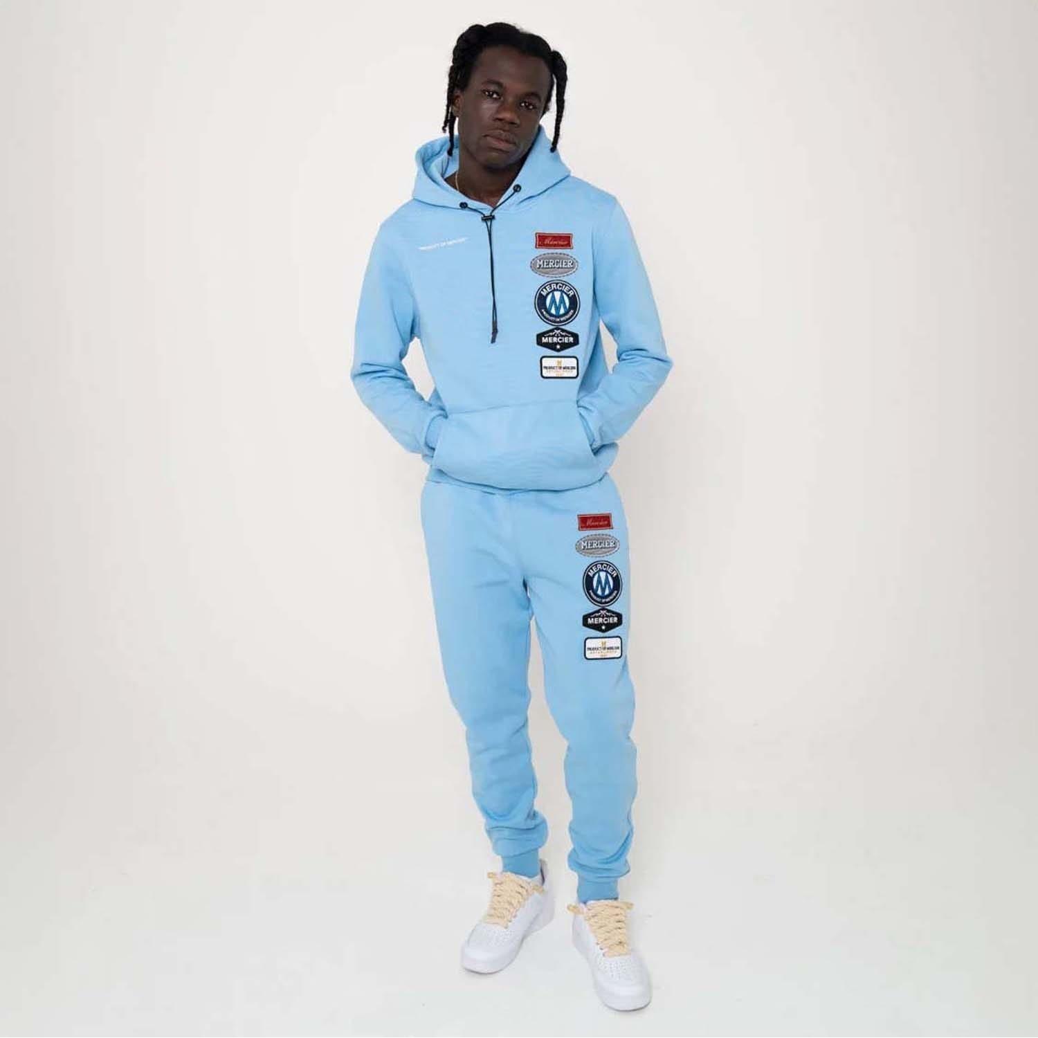 Sky - Mercier - Hybrid Badge Hoodie - 4