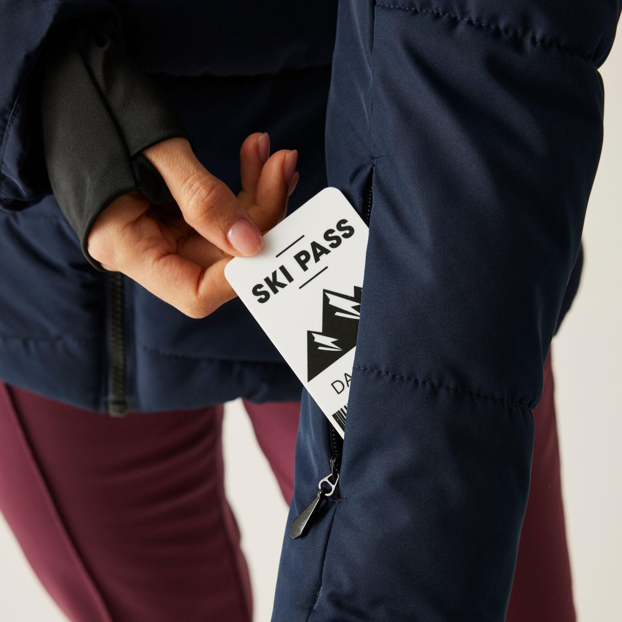 Navy - Dare 2b - Women's Glacier Insulated Waterproof Jacket - 7