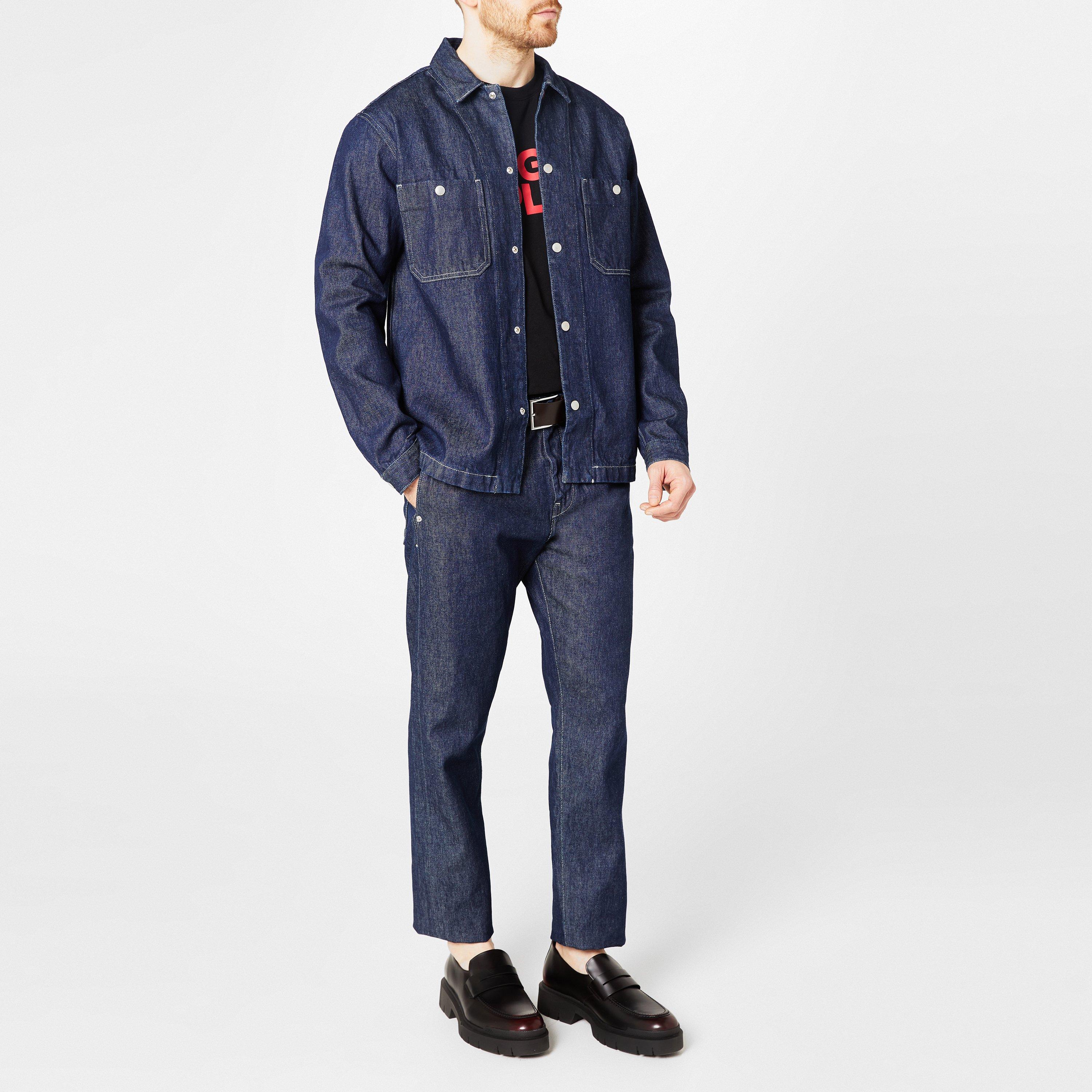 Dark Wash 007 - Hugo x Replay - Men's Sarto Relaxed Fit Wide Leg Jeans - 2