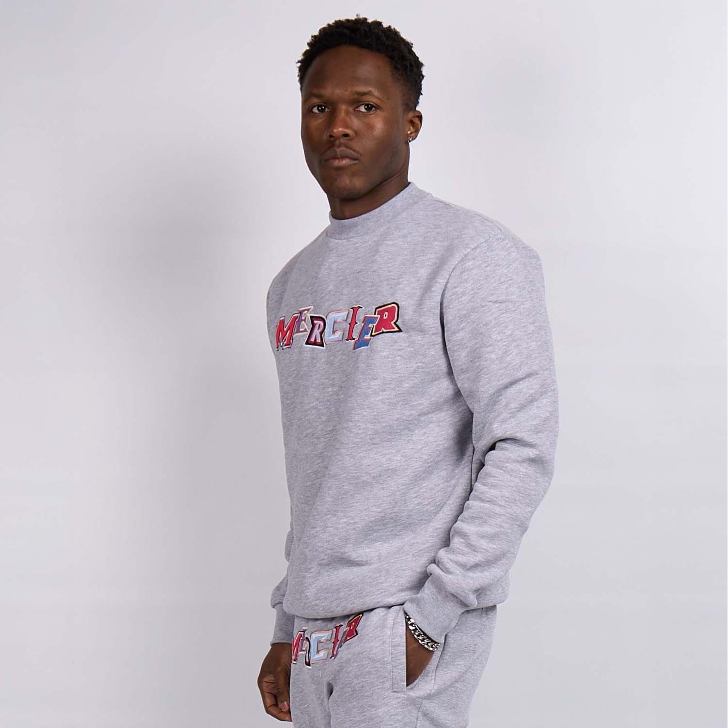 Grey Marl - Mercier - Anonymous Crewneck Sweatshirt - 1