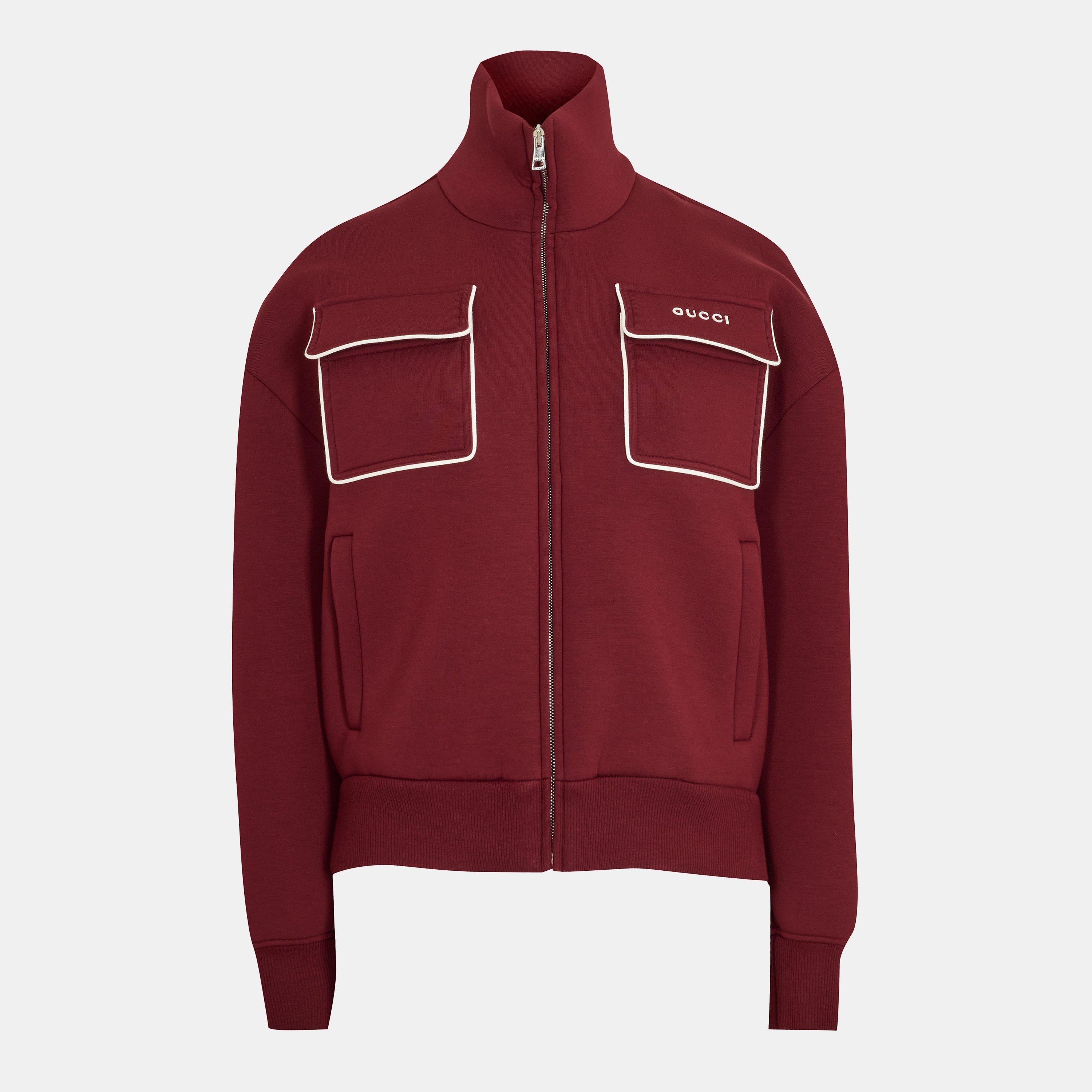 Rosso Ancora - Gucci - Women's Bomber Jacket - 1