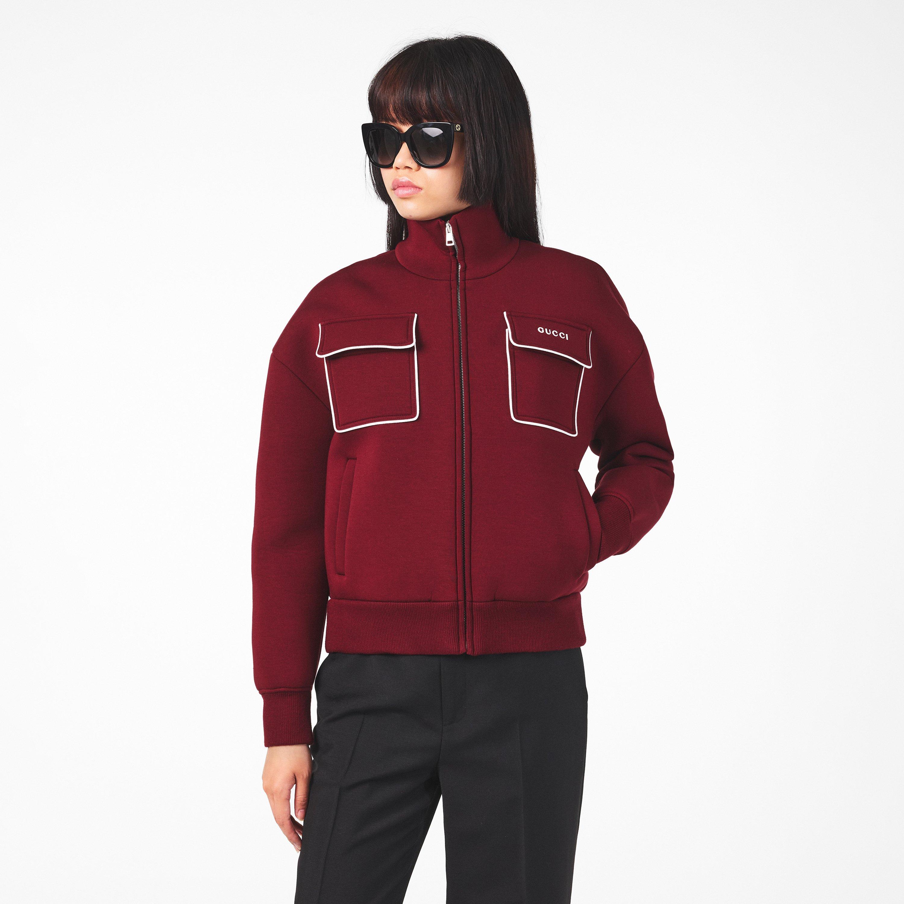 Rosso Ancora - Gucci - Women's  Bomber Jacket - 3
