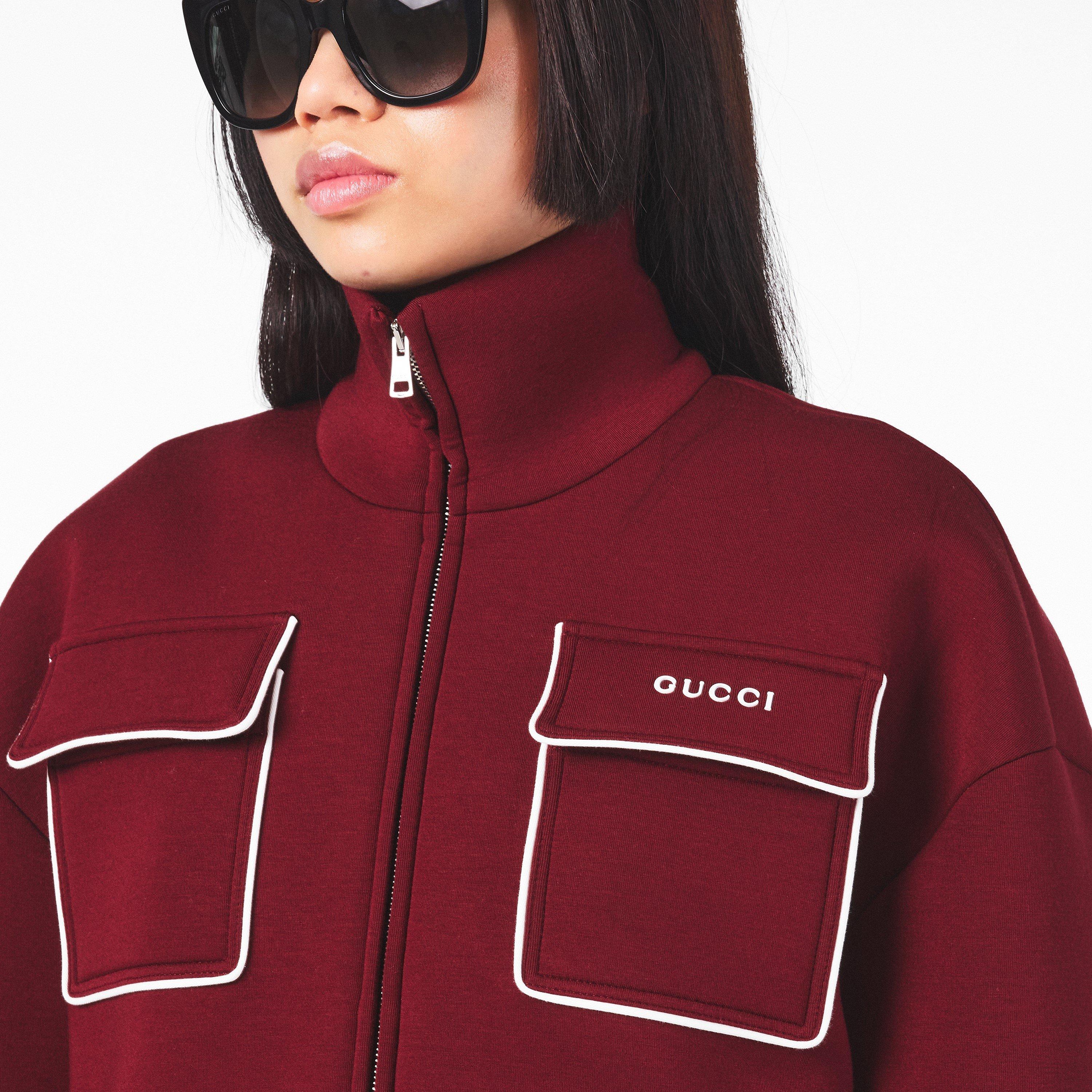 Rosso Ancora - Gucci - Women's  Bomber Jacket - 5