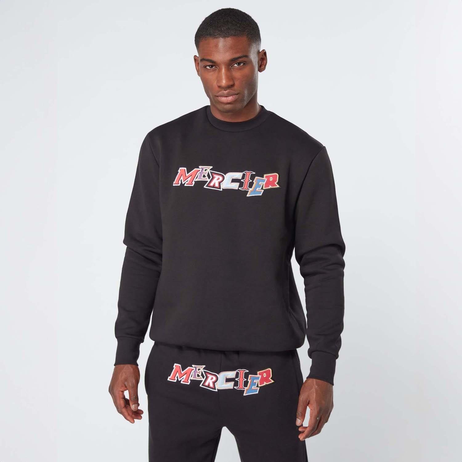 Black - Mercier - Anonymous Crewneck Sweatshirt - 1