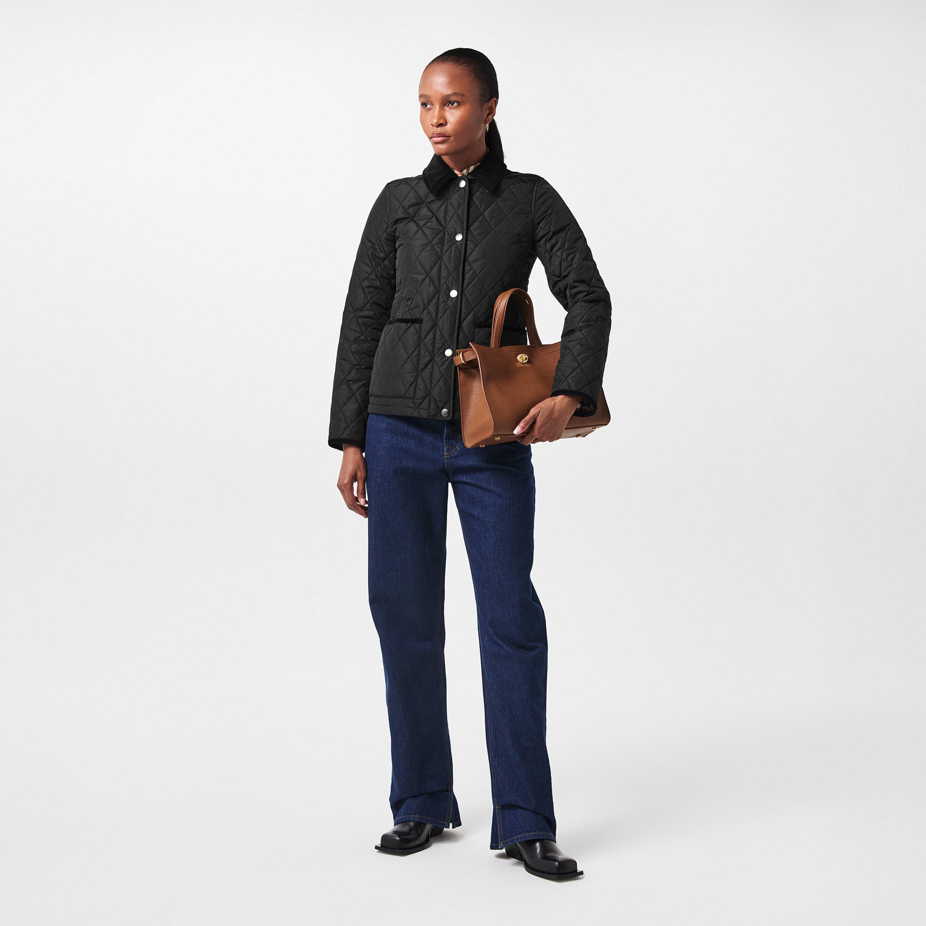 Blk/SIC - Burberry - Women's Dorset Quilted Jacket - 6