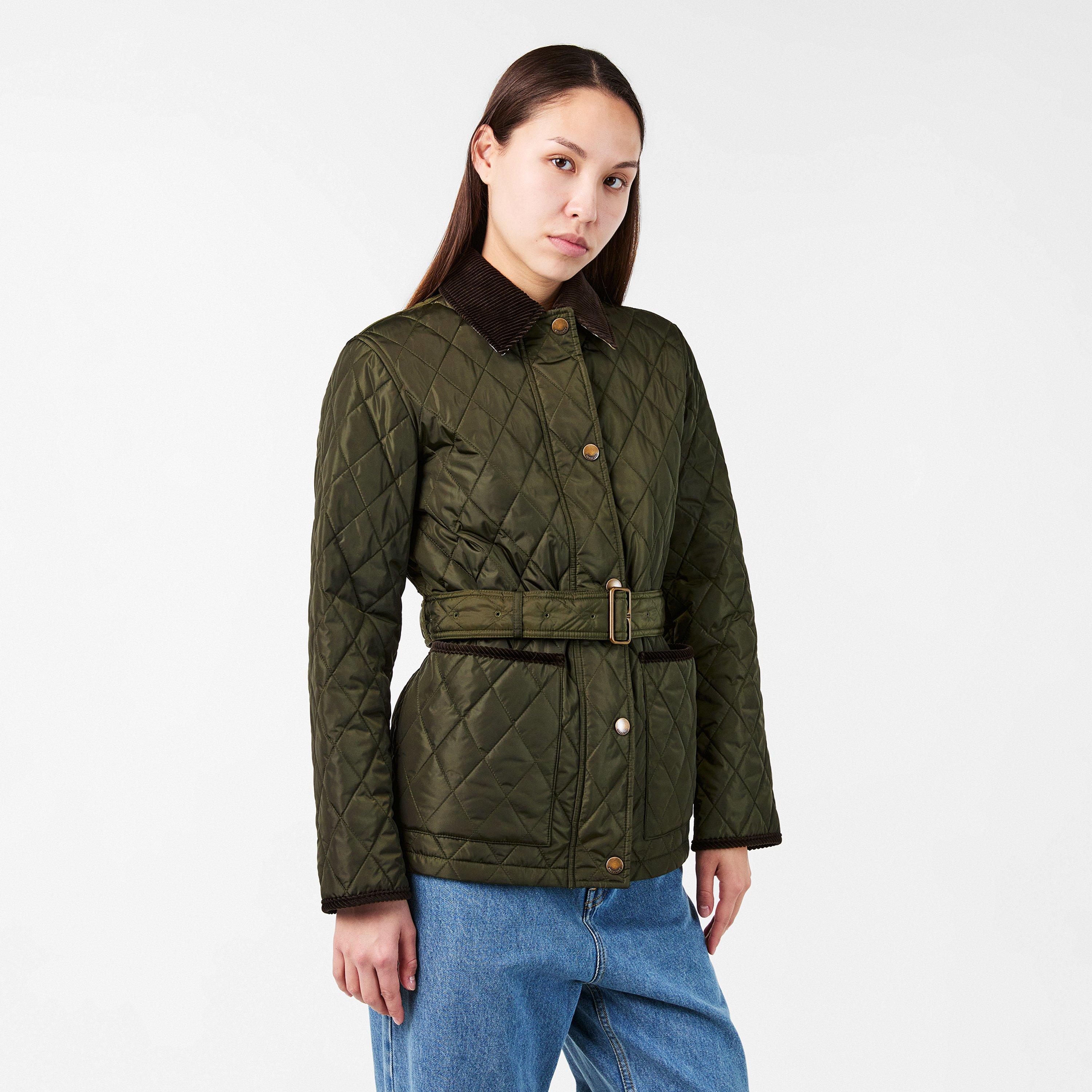 Shale - Burberry - Women's Chiltern Diamond Quilted Jacket - 3