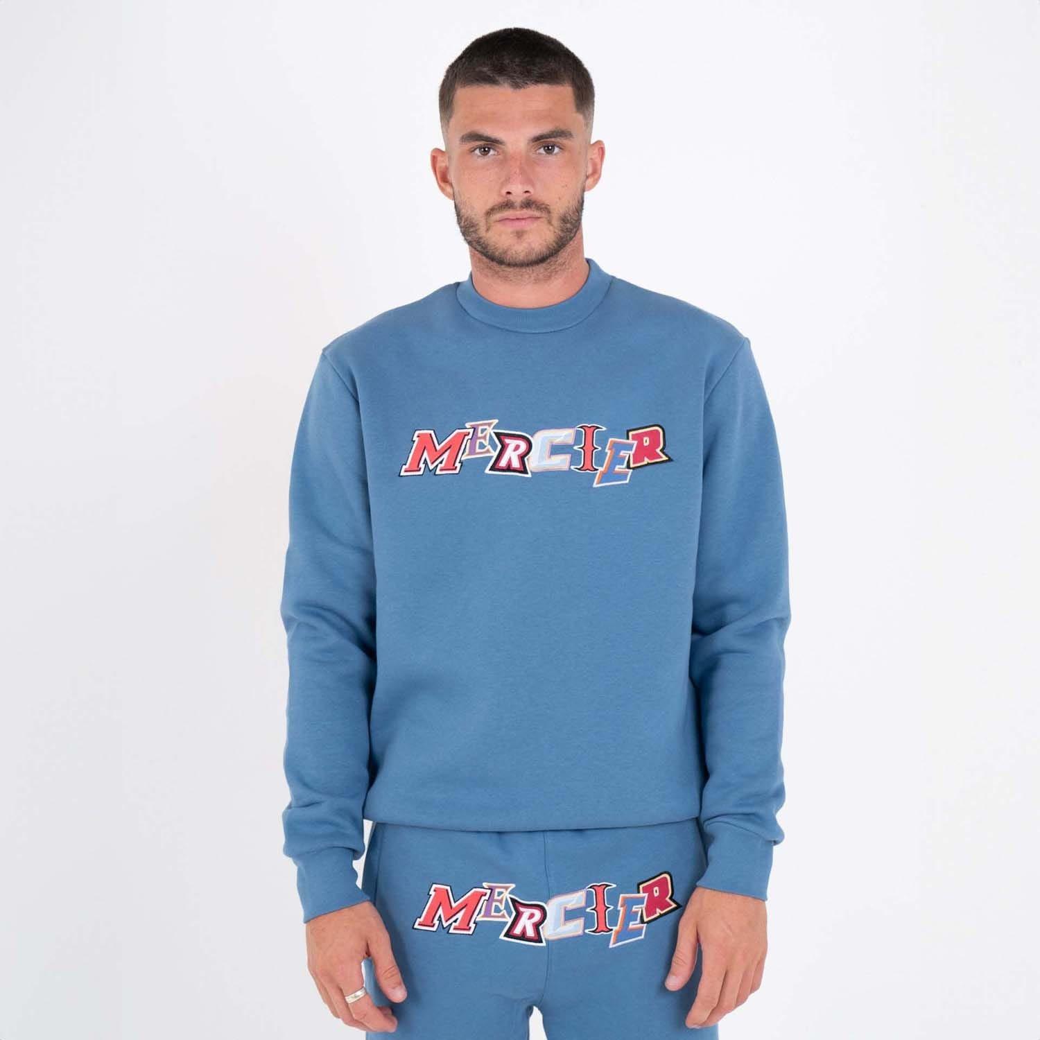 Blue - Mercier - Anonymous Crewneck Sweatshirt - 1