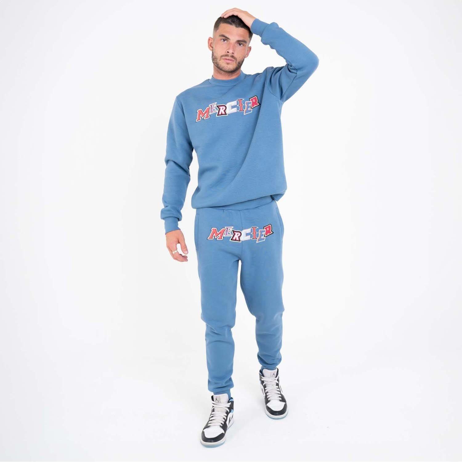 Blue - Mercier - Anonymous Crewneck Sweatshirt - 3