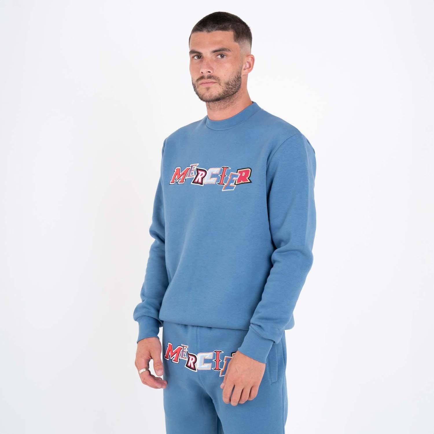 Blue - Mercier - Anonymous Crewneck Sweatshirt - 4