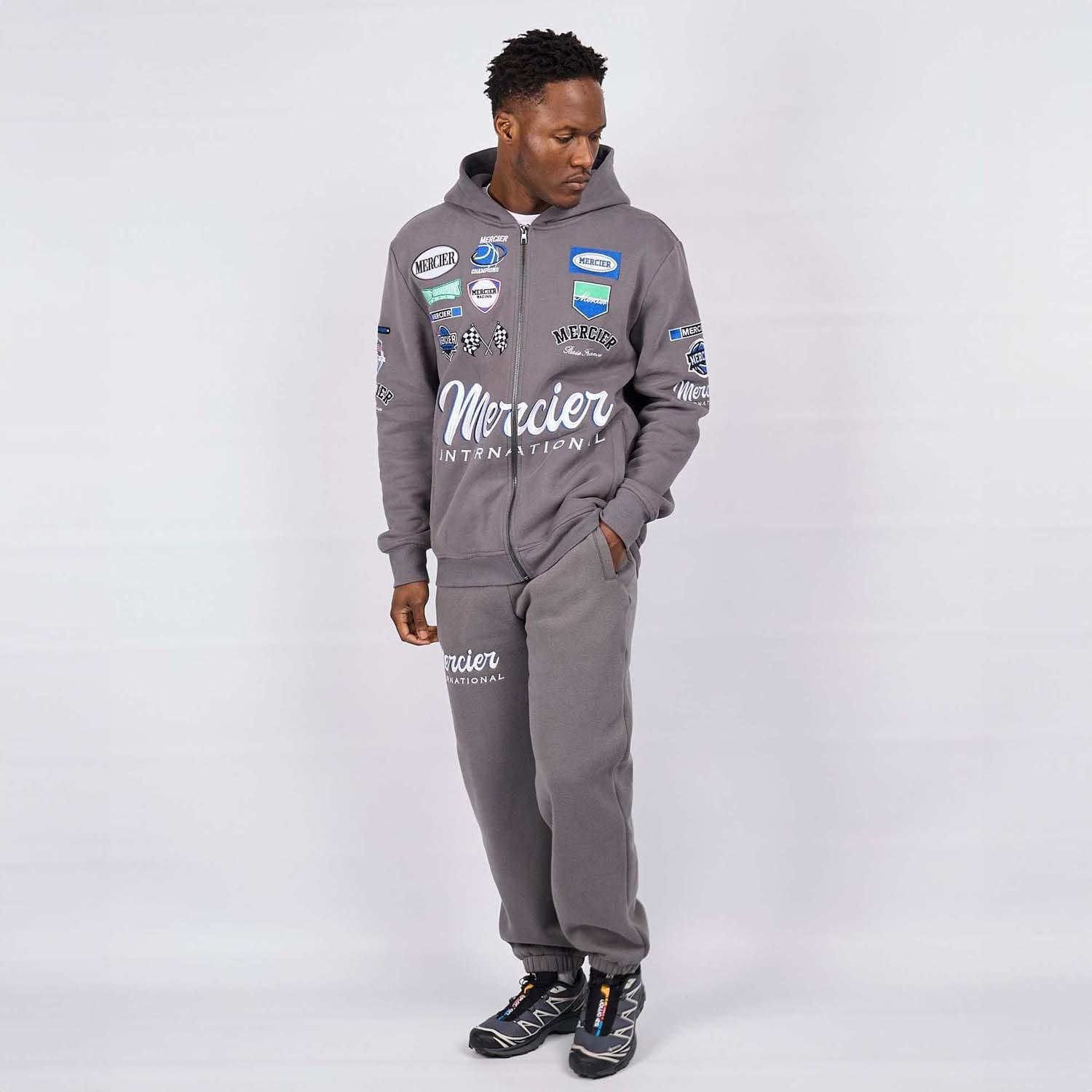 Grey - Mercier - International Zip Hoodie - 4