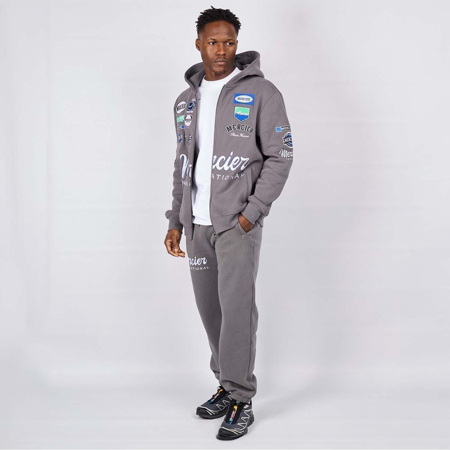 Grey - Mercier - International Zip Hoodie - 5