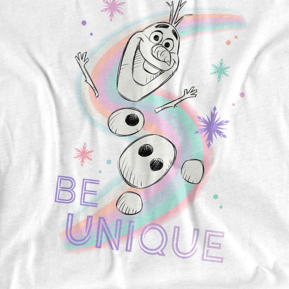 White - Frozen - Frozen Olaf Be Unique T-Shirt White - 2