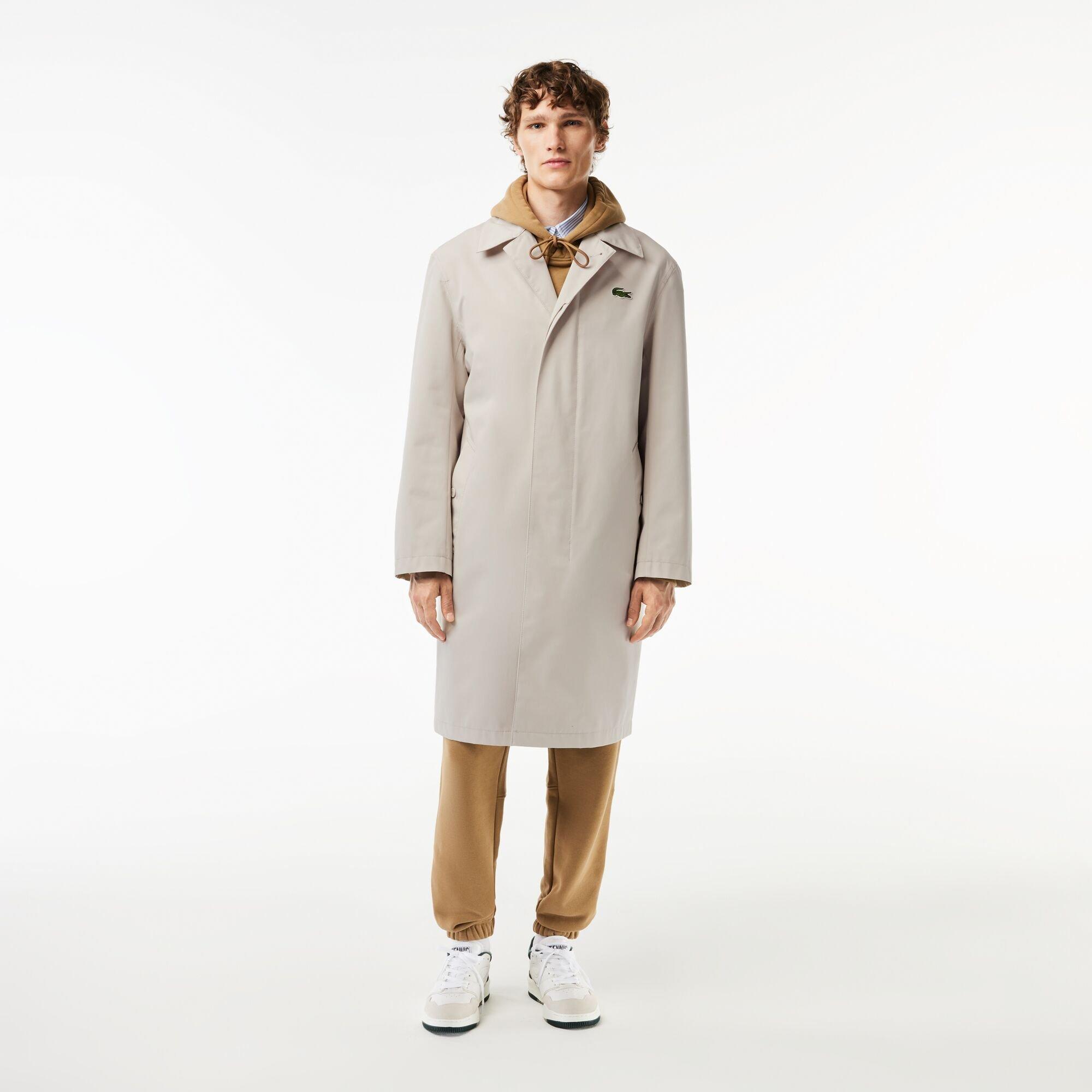 Trenchcoat Mantel Lacoste Oversized Denim-Trenchcoat