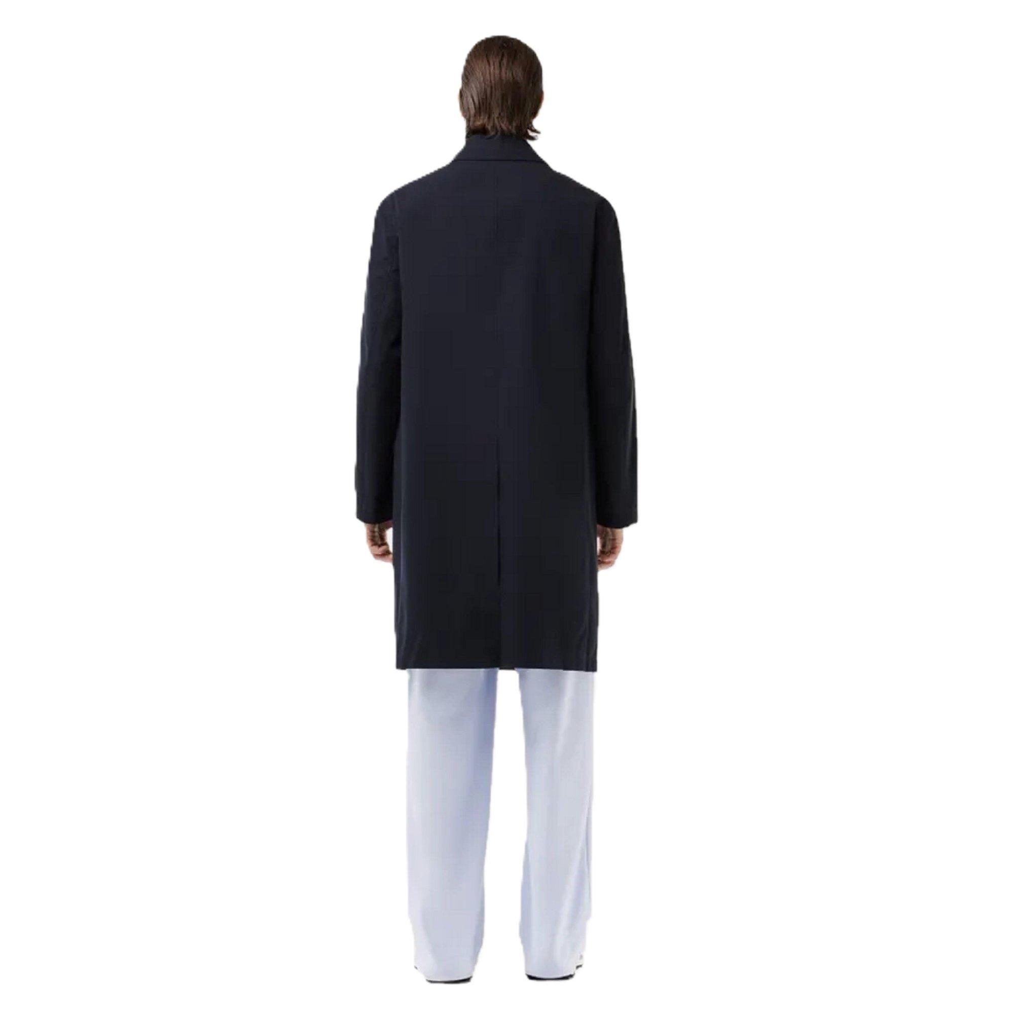 Abysm - Lacoste - Men's Lightweight Showerproof Cotton Twill Trench Coat - 2