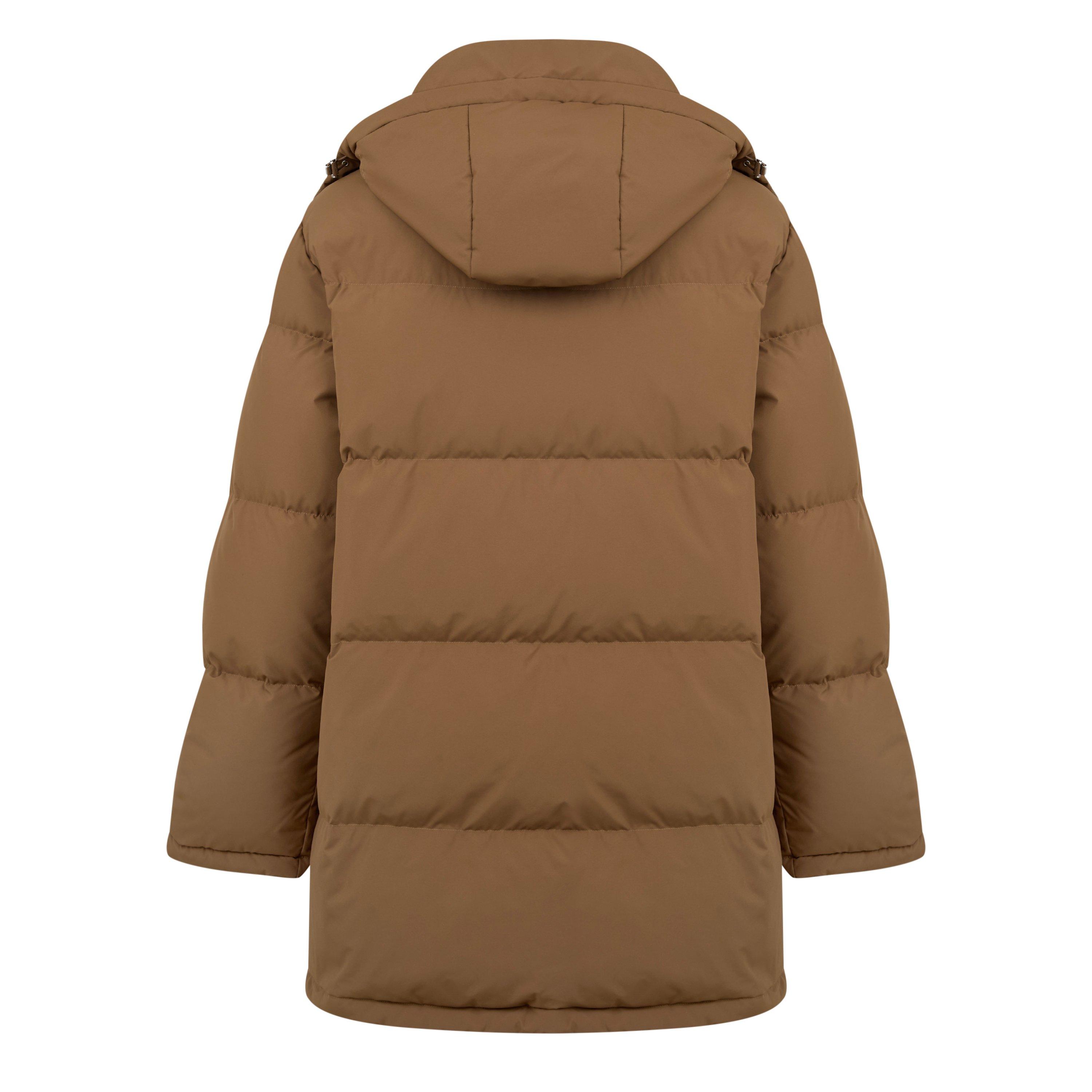 Leafy - Lacoste - Men's Long Detachable Hood Long Sleeve Puffer Jacket - 2