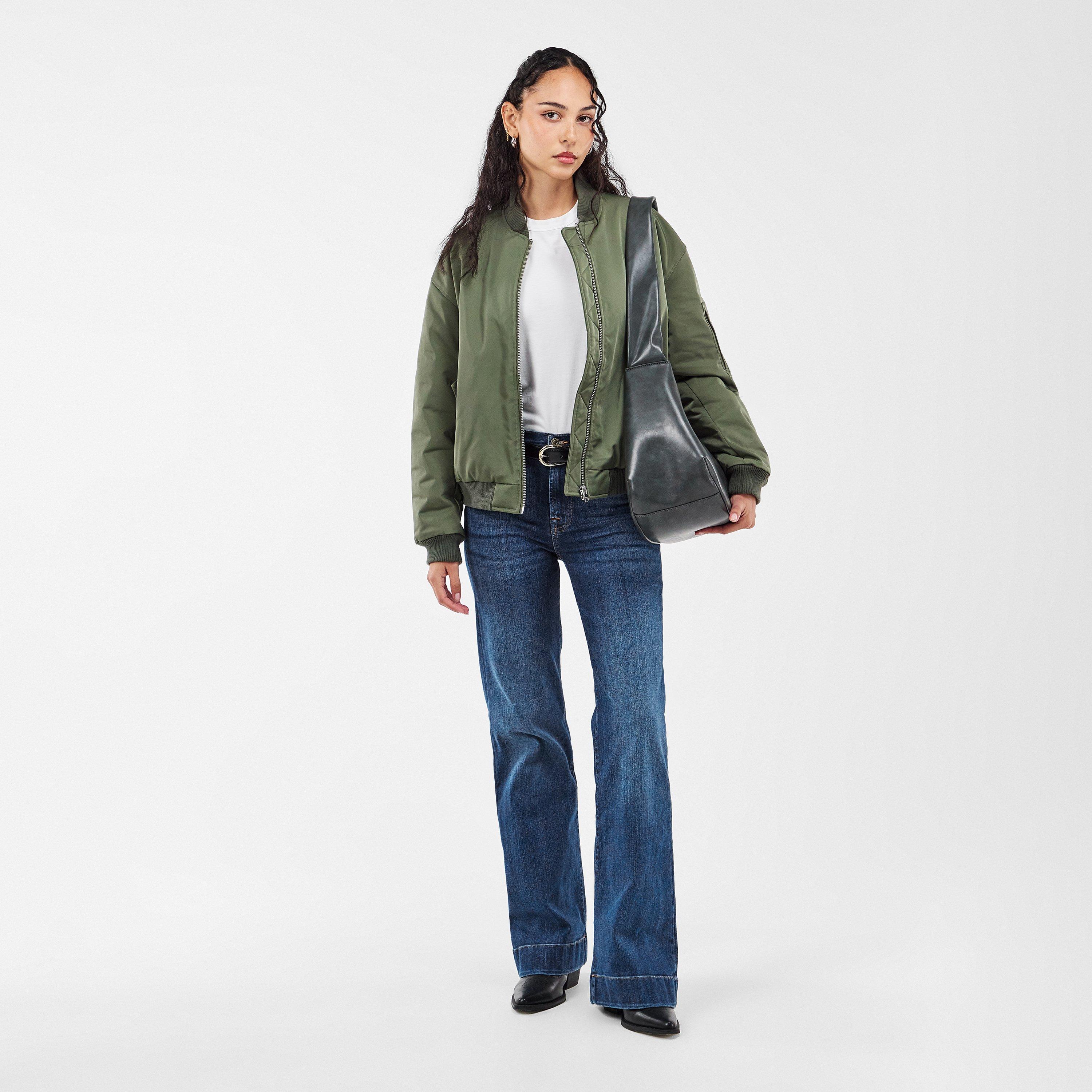 Mid Blue - 7 For All Mankind - Women's Modern Dojo Bootcut Jeans - 6