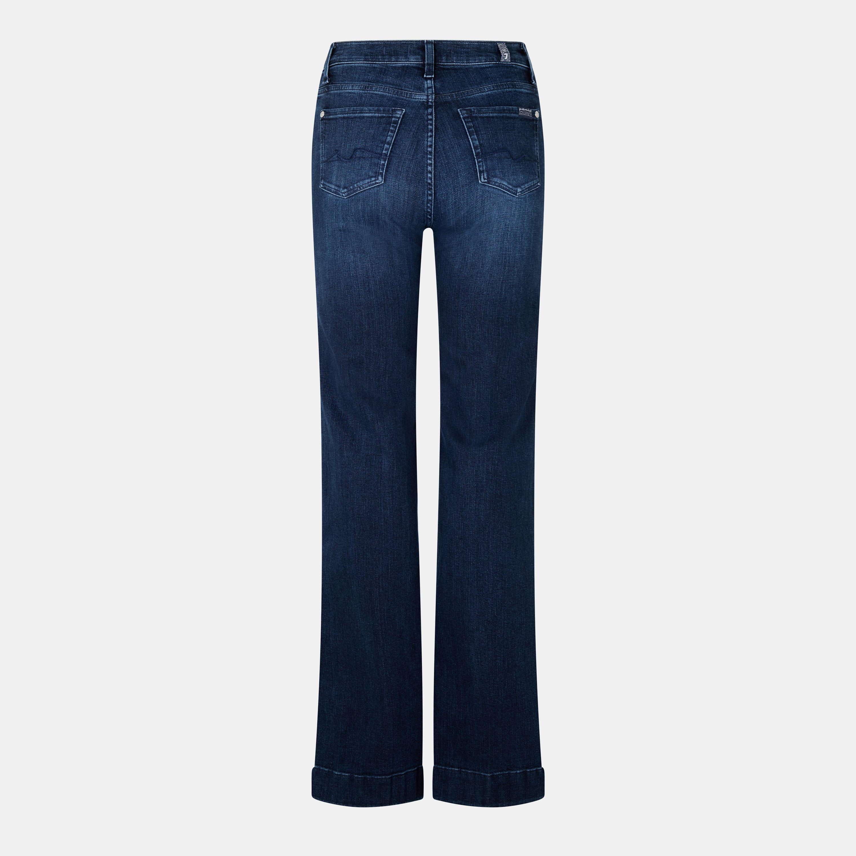 Dark Blue - 7 For All Mankind - Women's Modern Dojo Bootcut Jeans - 2