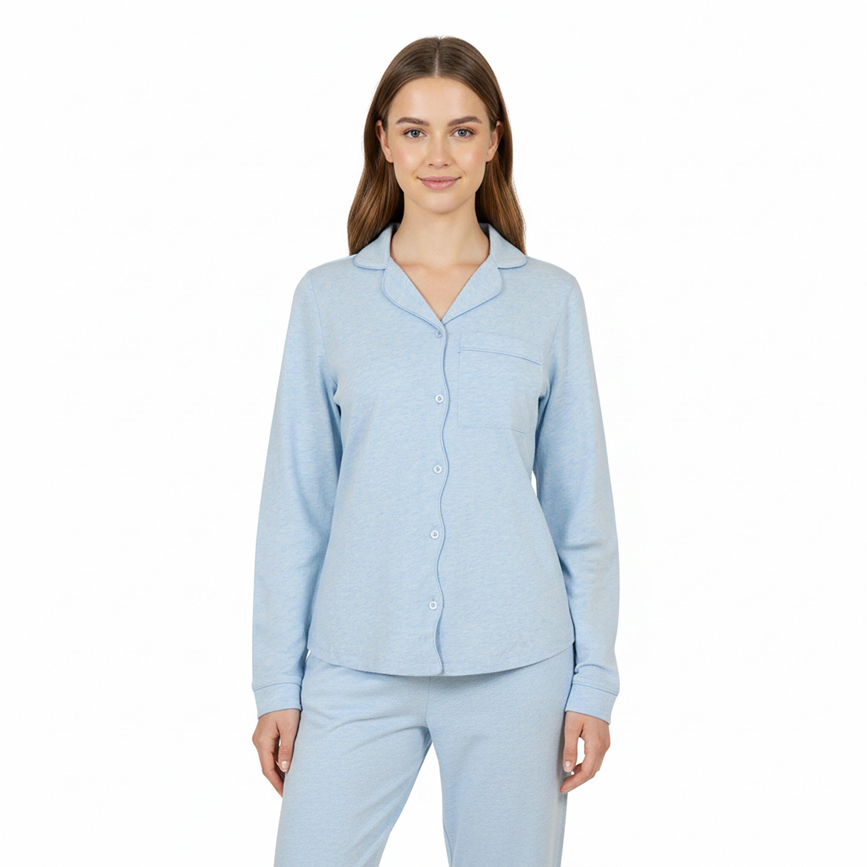 Plain - Chelsea Peers - Women's Cotton Long Sleeve Pyjama Set - 3