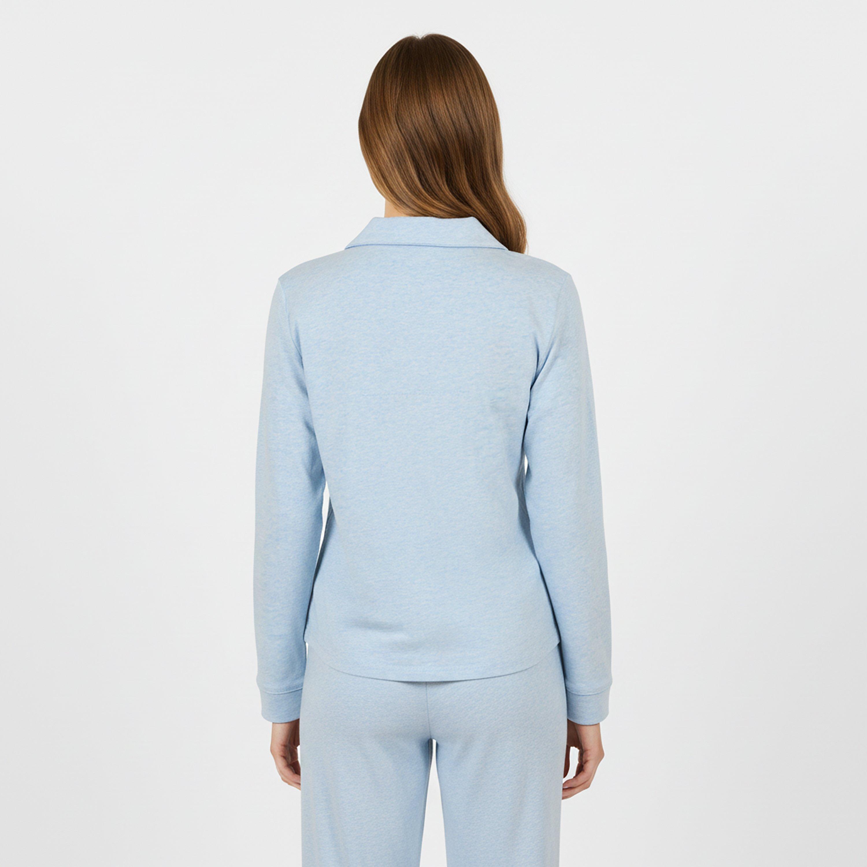Plain - Chelsea Peers - Women's Cotton Long Sleeve Pyjama Set - 4