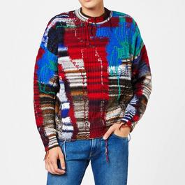 Off White Chaos Knit Crew Jumper