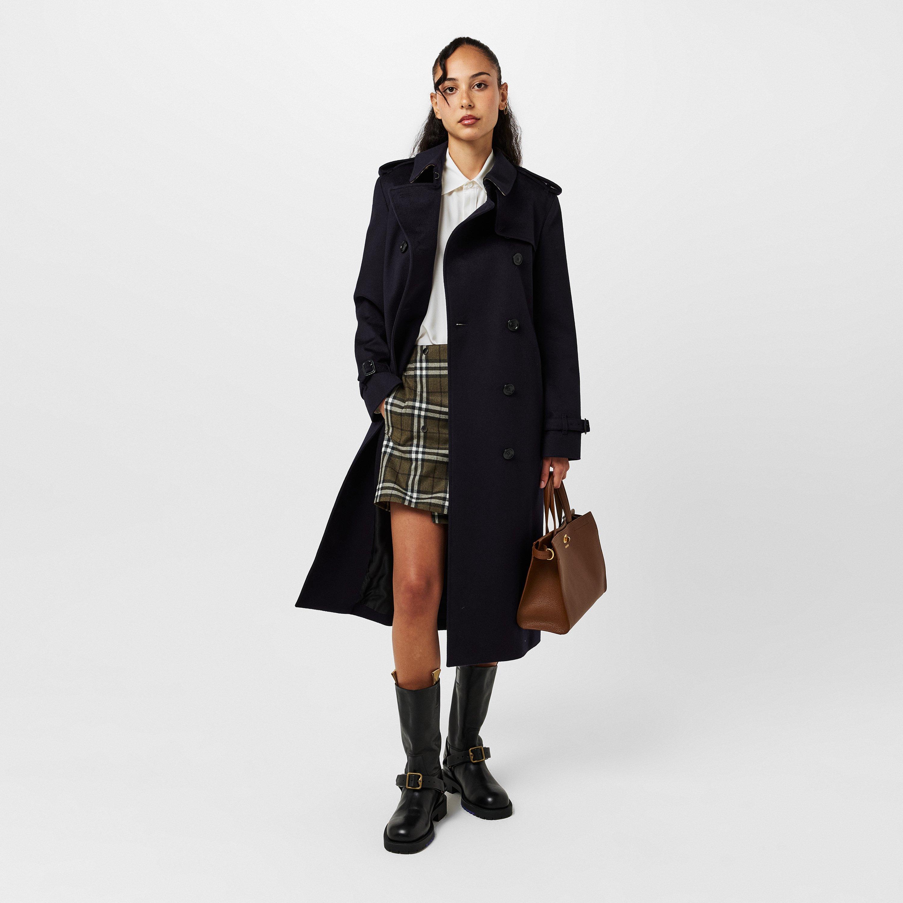 Navy - Burberry - Women's Kensington Trench Coat - 6