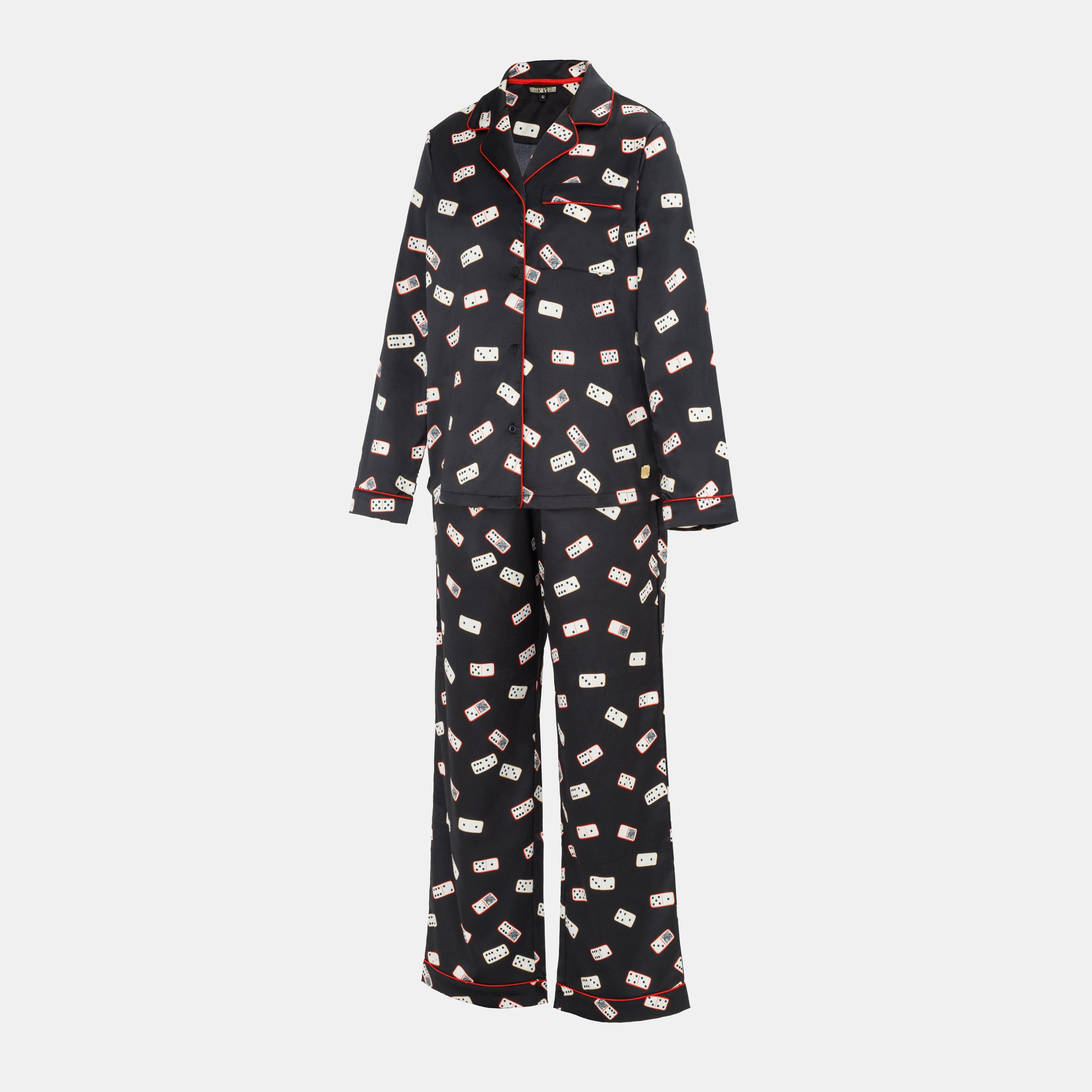 Domino - Biba - Women's Rever Pyjama Long Sleeve Top - 3