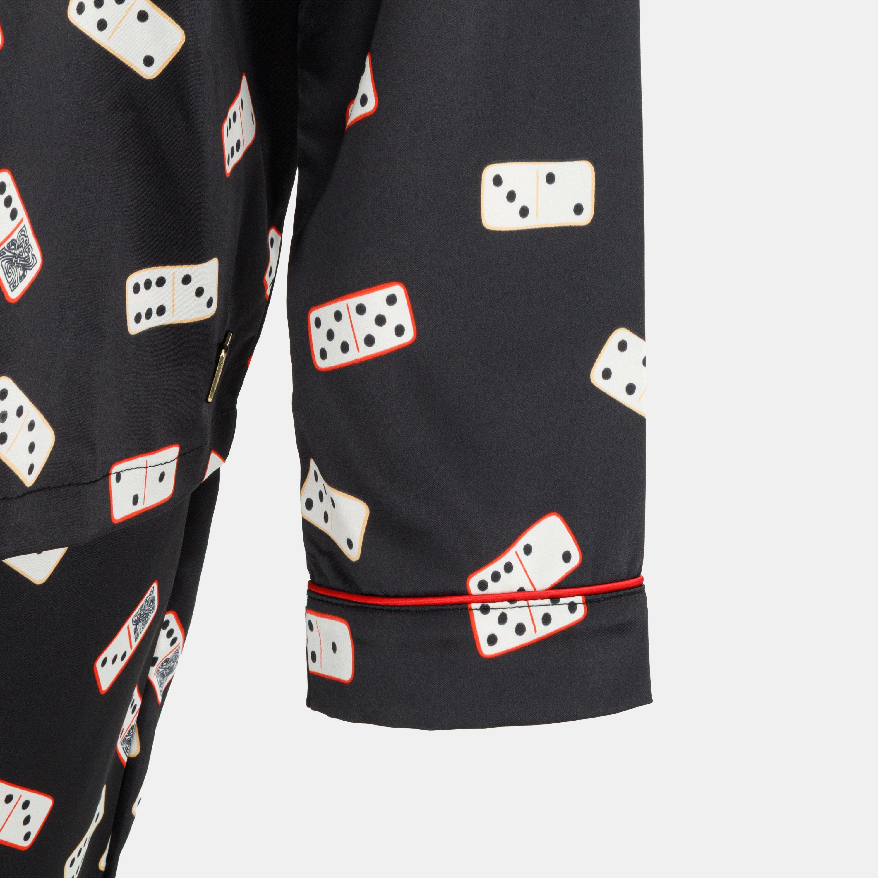 Domino - Biba - Women's Rever Pyjama Long Sleeve Top - 5