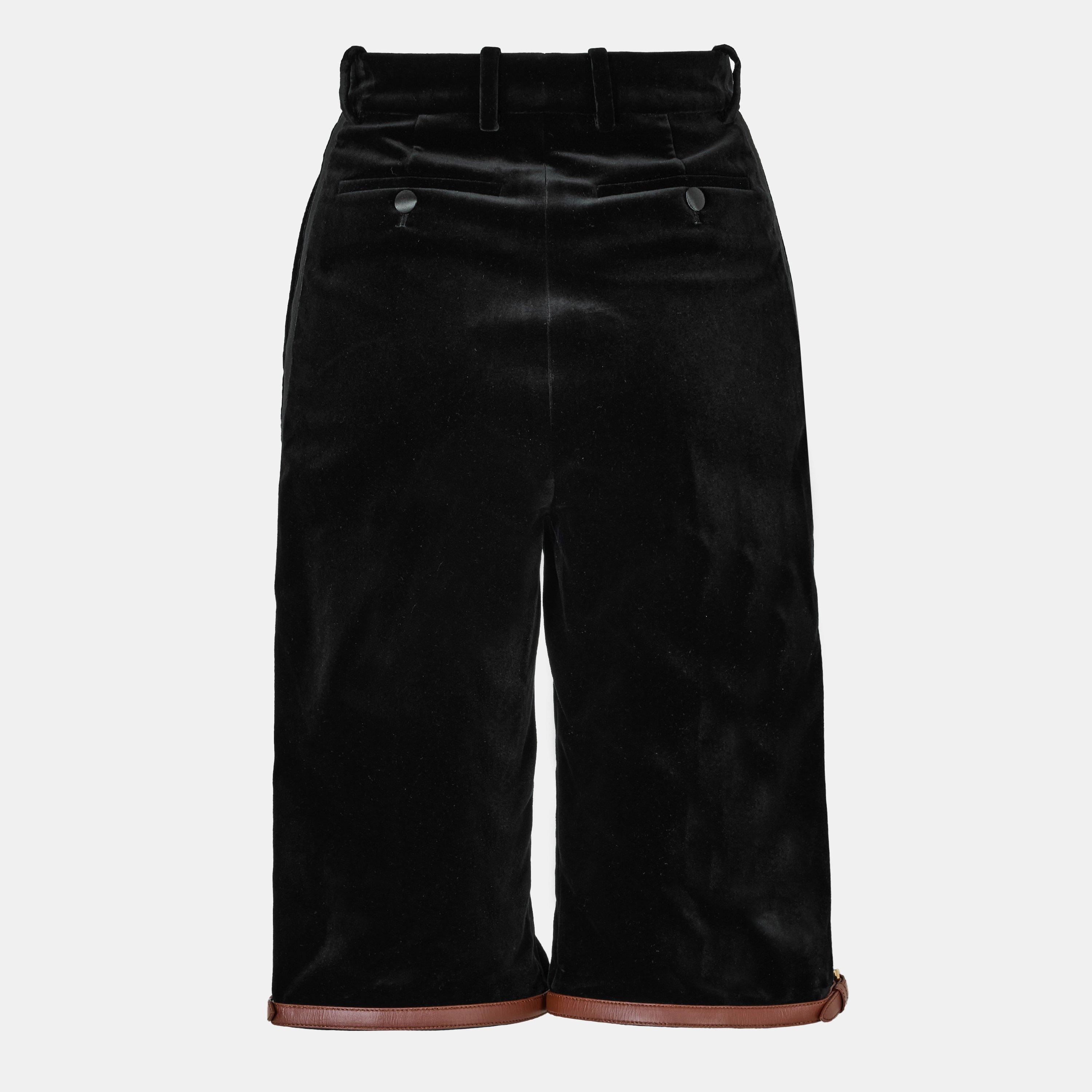 Black/Mix - Gucci - Women's Bermuda Tailored Chino Shorts - 2