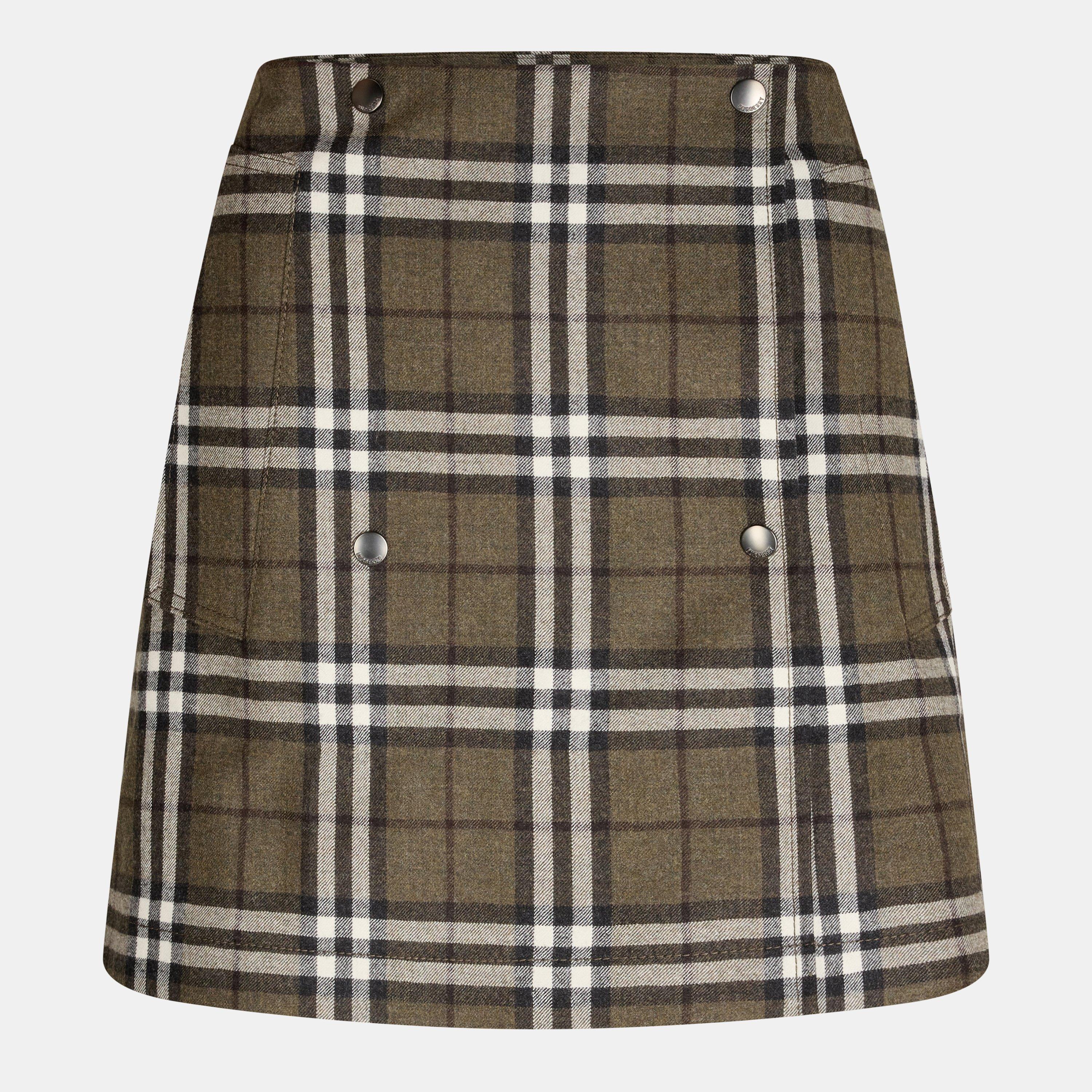 Shrub/ Ip Check - Burberry - Women's Check Tailored Mini Skirt - 1