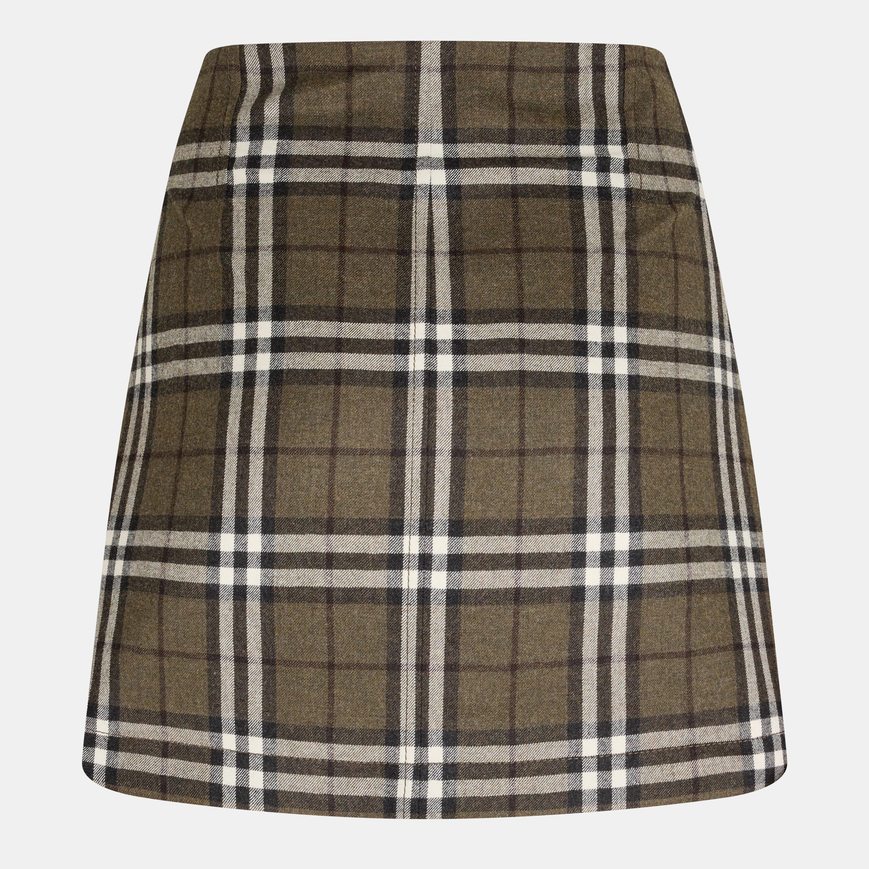 Shrub/ Ip Check - Burberry - Women's Burb Check Mini Skirt - 2
