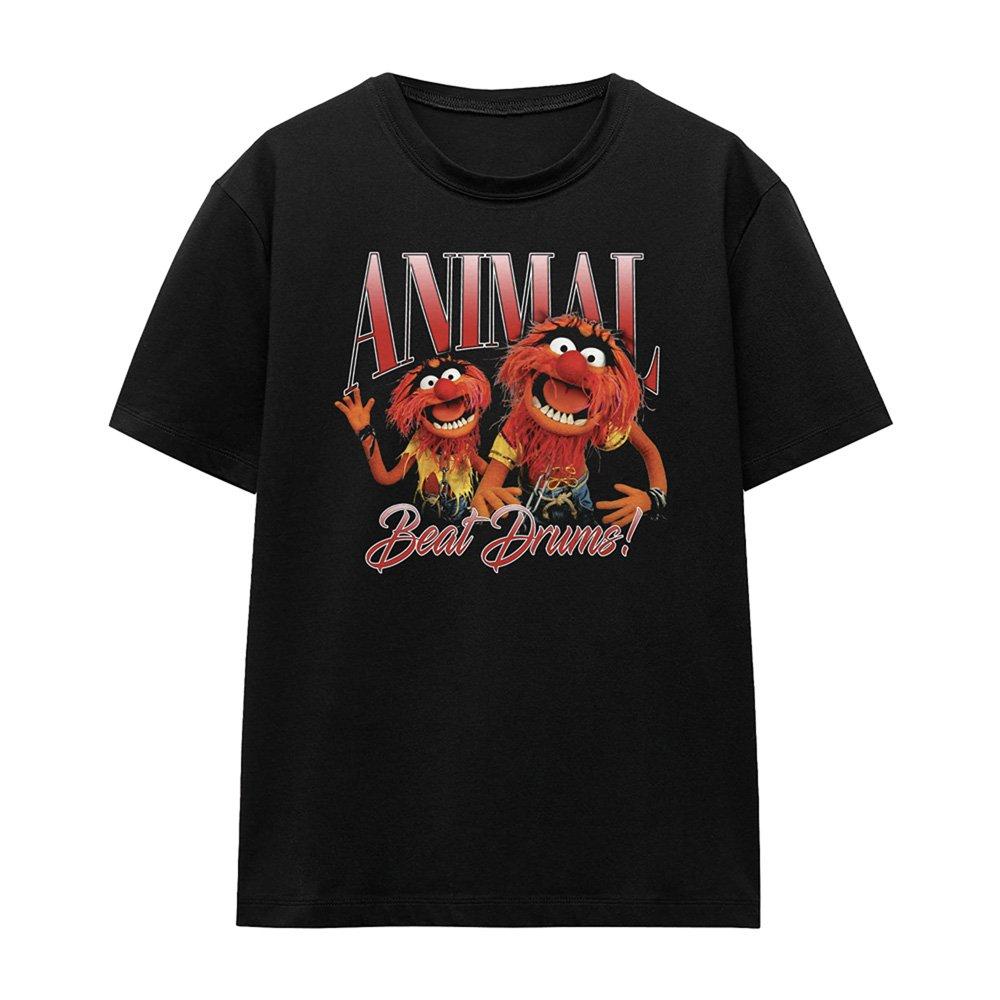 Black - Disney - Muppets Animal Bootleg T-Shirt Black - 4