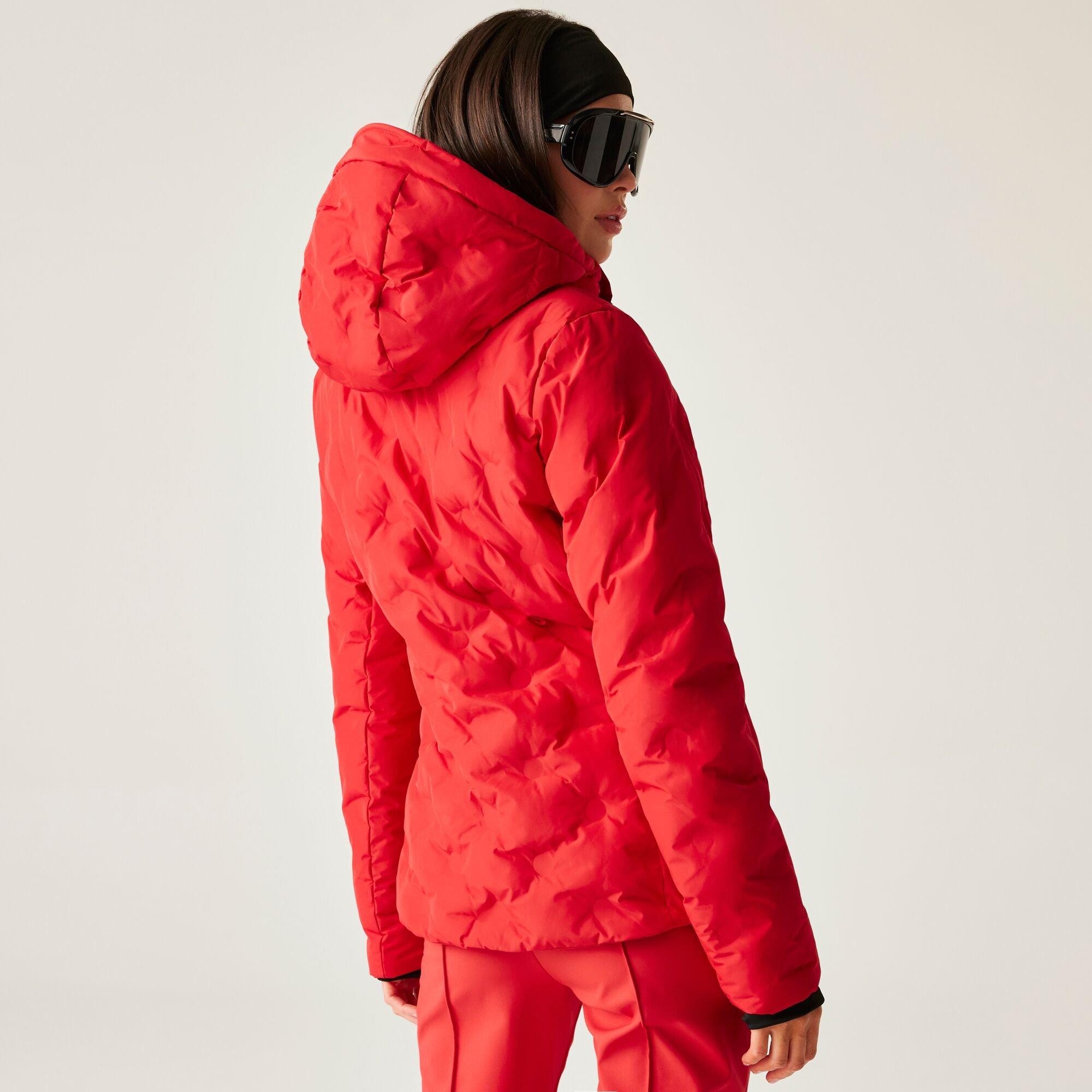 True Red - Dare 2b - Women's Enfold Heat-Sealed Detachable Hood Insulated Waterproof Jacket - 2