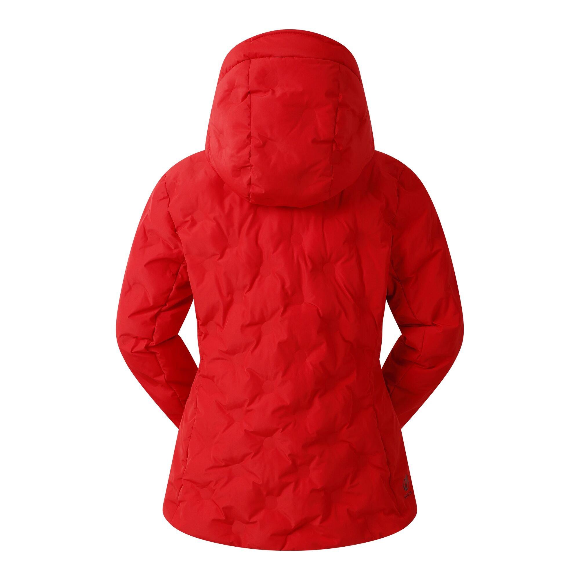 True Red - Dare 2b - Women's Enfold Heat-Sealed Detachable Hood Insulated Waterproof Jacket - 12