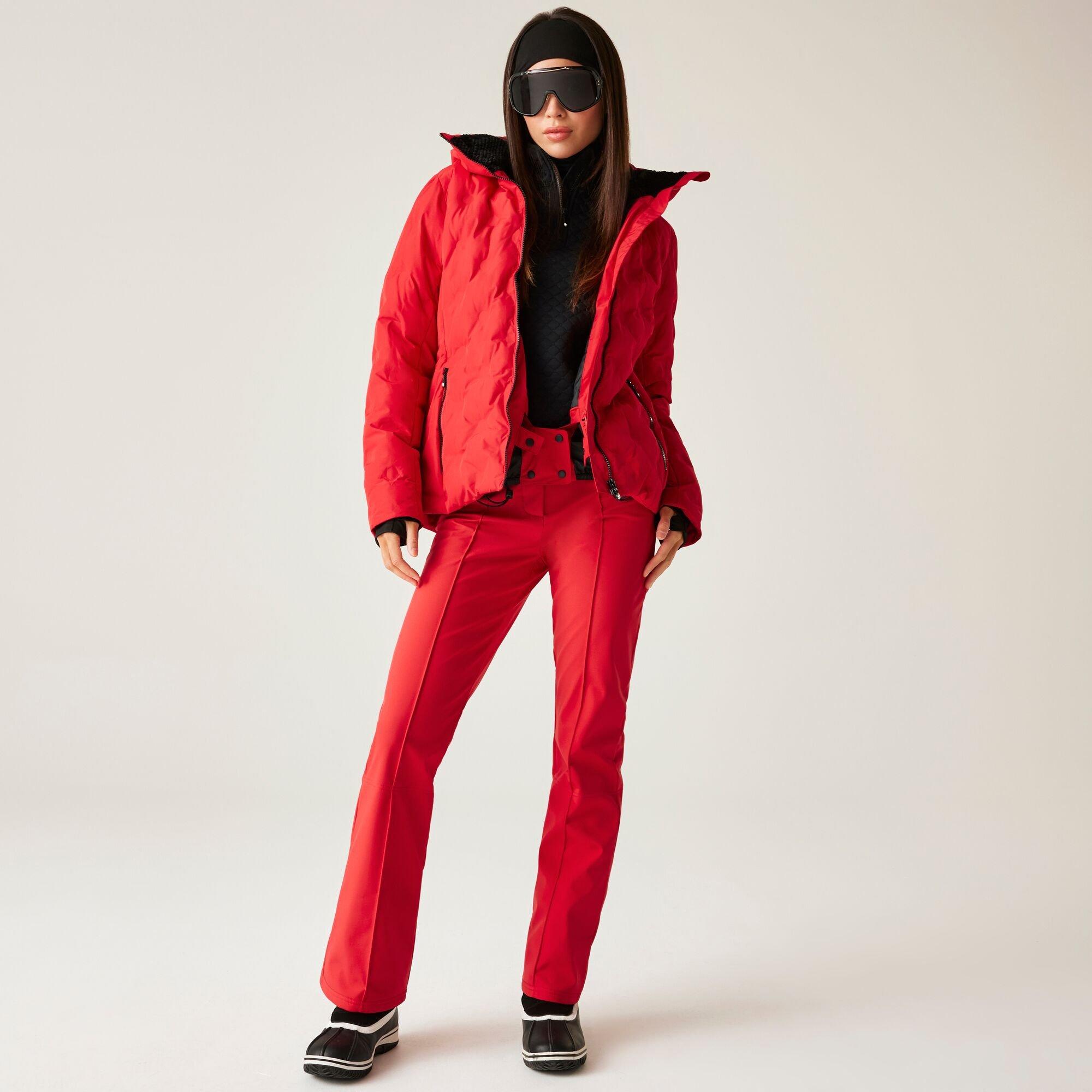 True Red - Dare 2b - Women's Enfold Heat-Sealed Detachable Hood Insulated Waterproof Jacket - 3