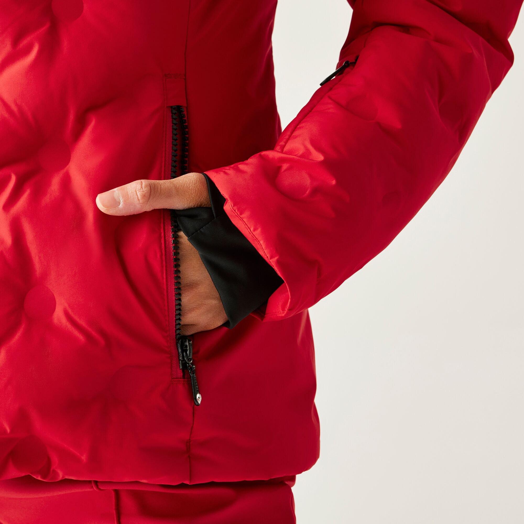 True Red - Dare 2b - Women's Enfold Heat-Sealed Detachable Hood Insulated Waterproof Jacket - 7