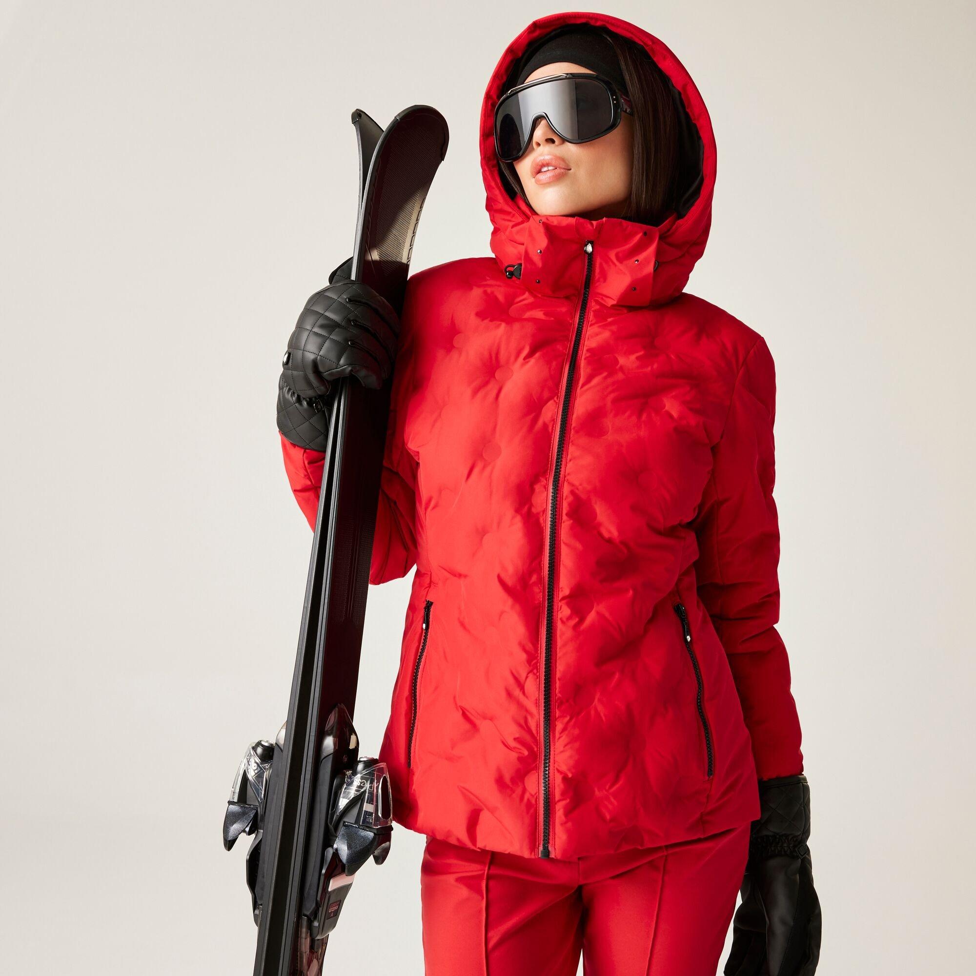 True Red - Dare 2b - Women's Enfold Heat-Sealed Detachable Hood Insulated Waterproof Jacket - 9