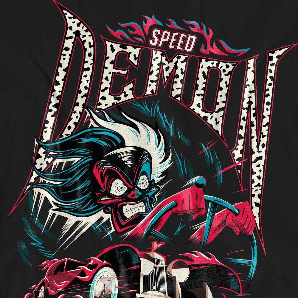 Black - Disney - Cruella De Vil Speed Demon 101 Dalmatians T-Shirt - 2