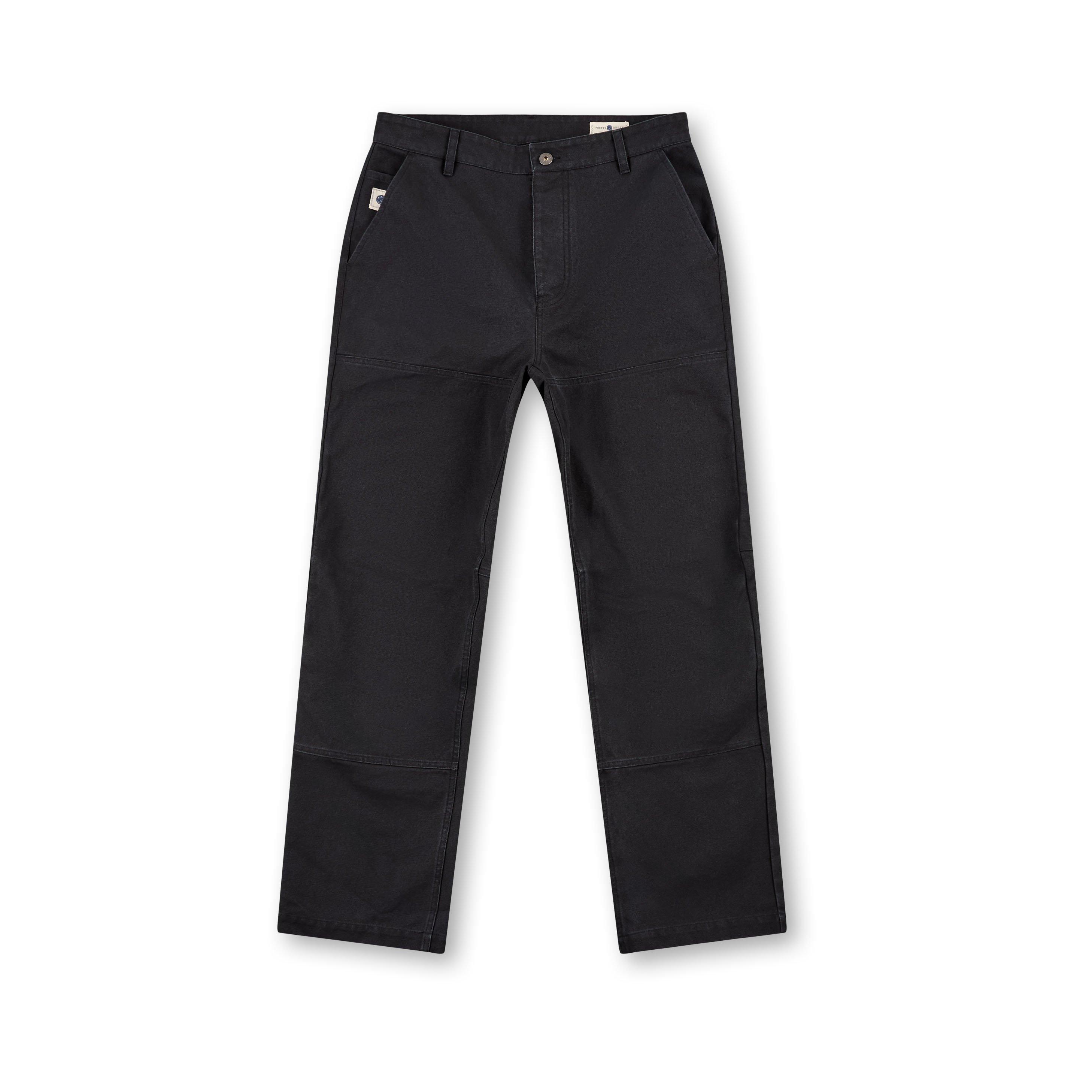 Pretty Green Men's Brentwood Carpenter Wide Leg Jeans - Black - 30